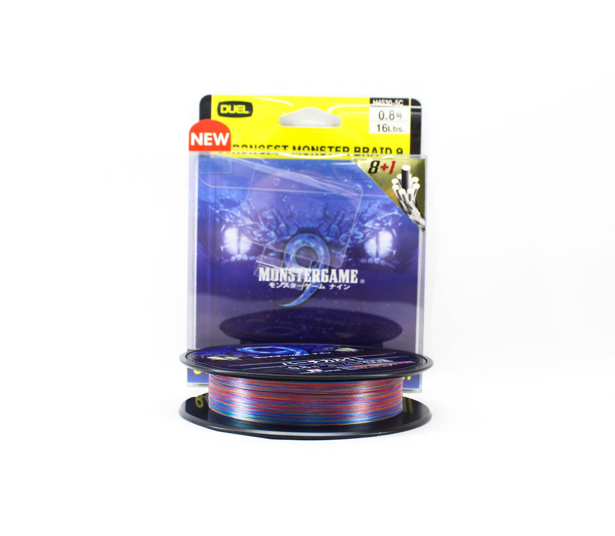 Yo Zuri Duel P.E Line Monster Game X9 Multi 300m P.E 0.8 (0.15mm) (0431)