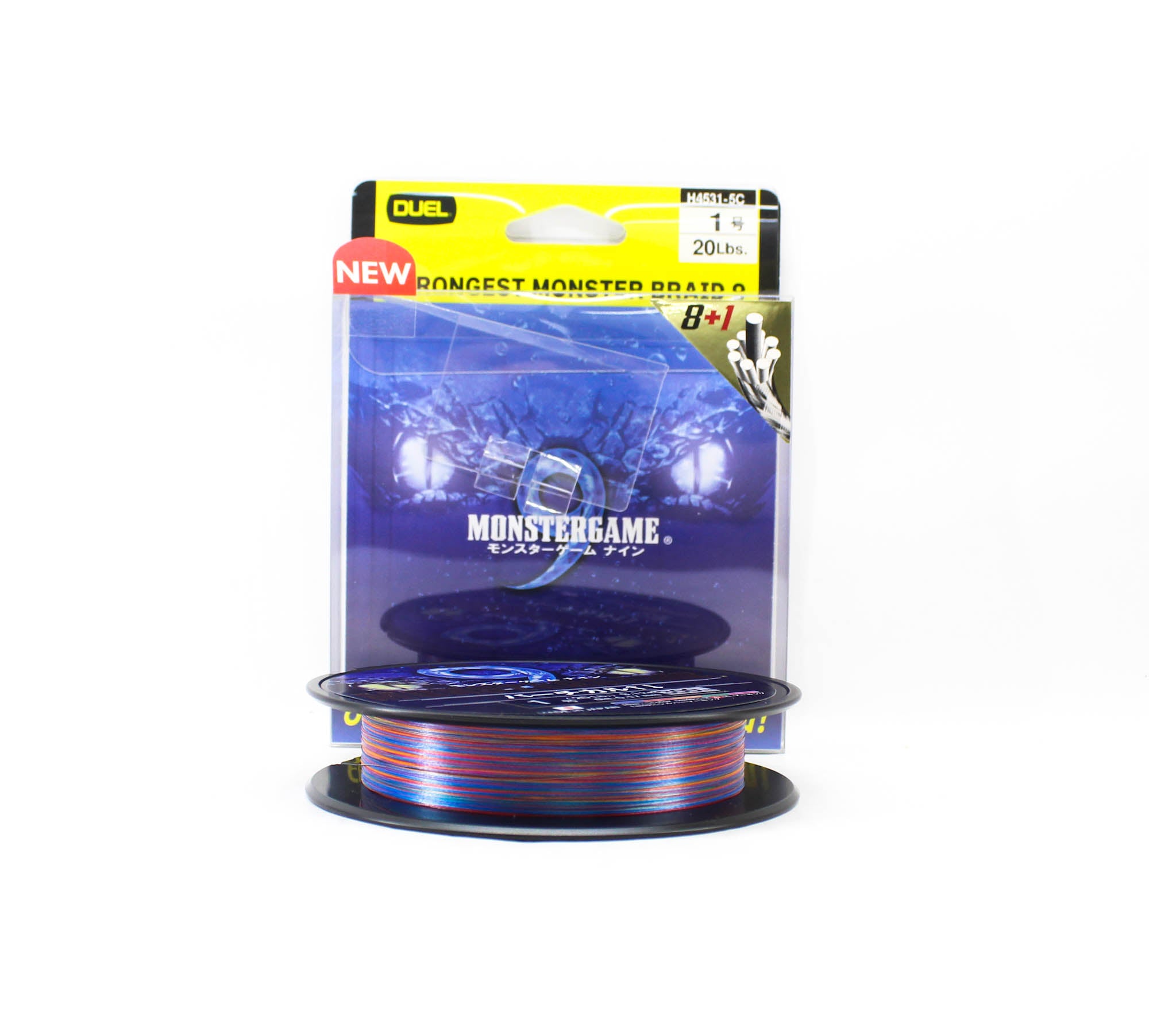 Yo Zuri Duel P.E Line Monster Game X9 Multi 300m P.E 1 (0.17mm) (0448)