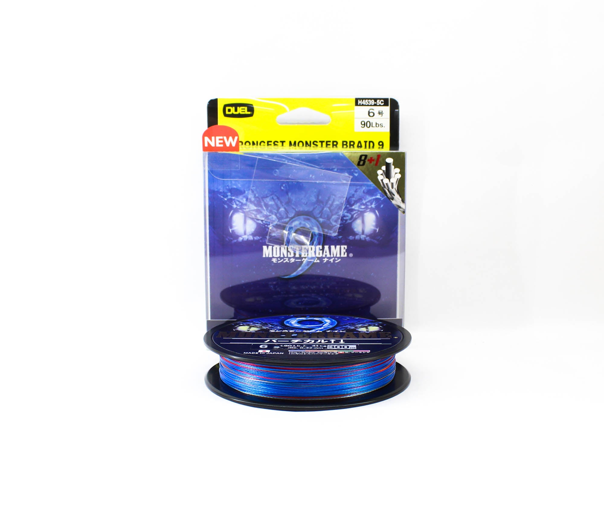 Yo Zuri Duel P.E Line Monster Game X9 Multi 300m P.E 6 (0.42mm) (0523)
