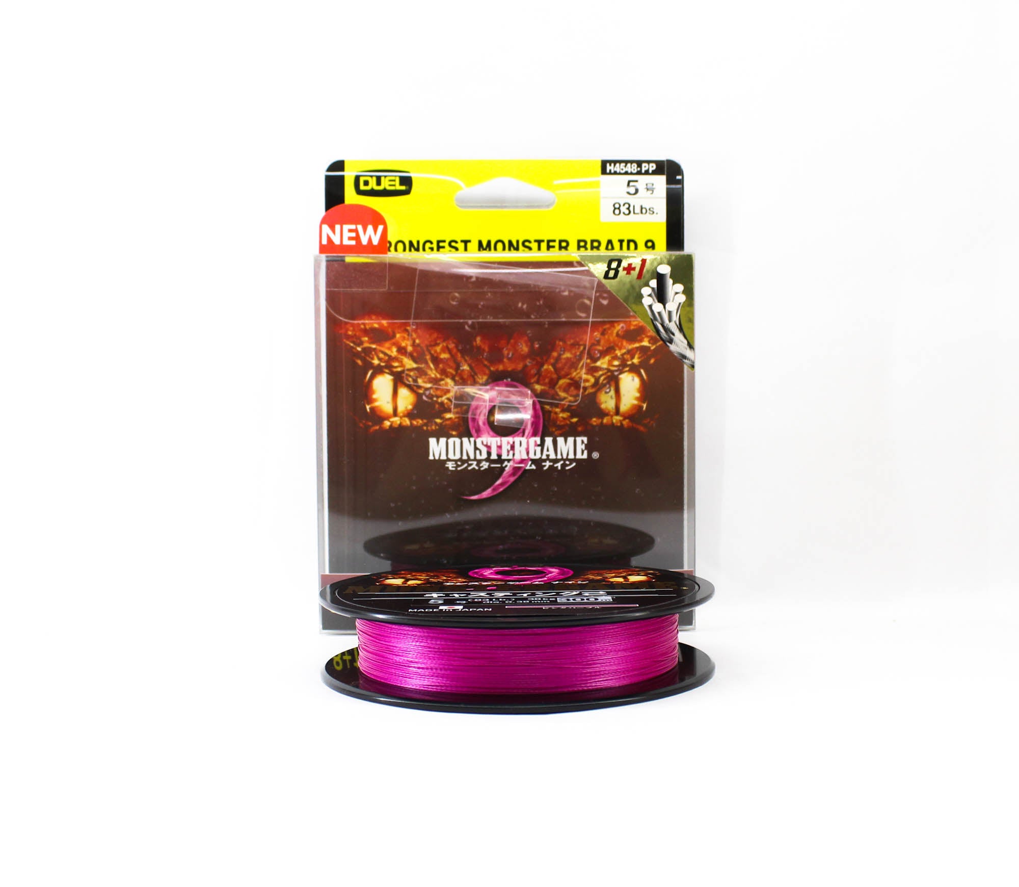 Yo Zuri Duel P.E Line Monster Game X9 Pink Purple 300m P.E 5 (0615)