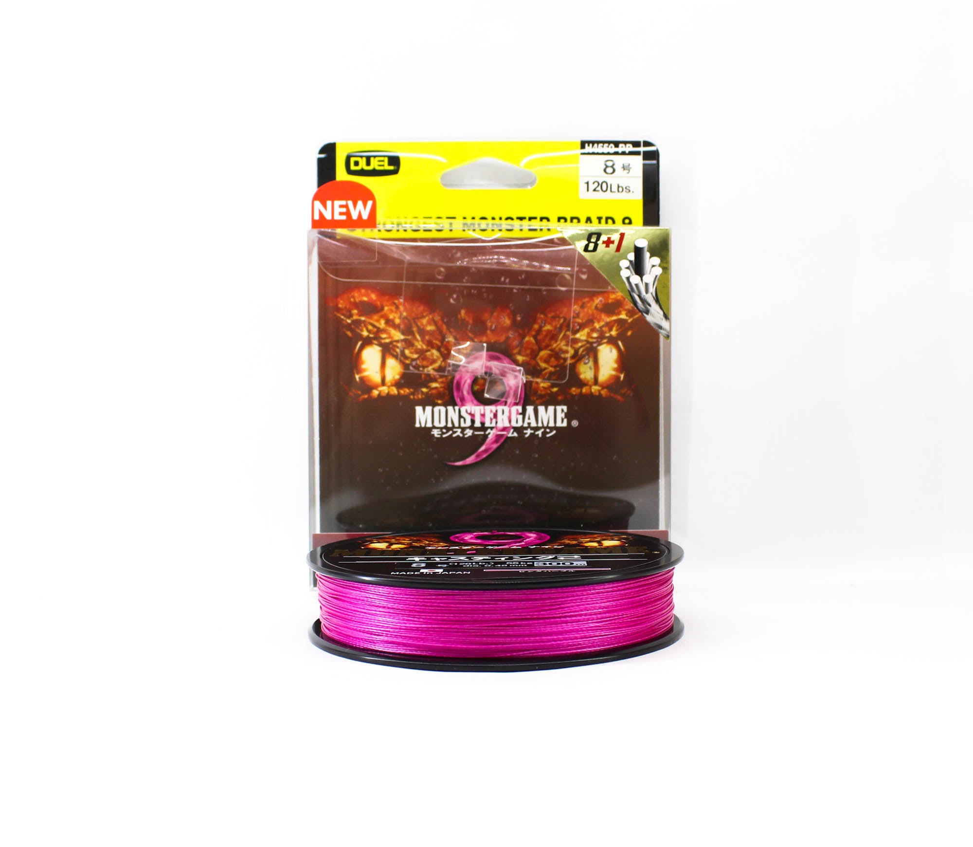 Yo Zuri Duel P.E Line Monster Game X9 Pink Purple 300m P.E 8 (0639)