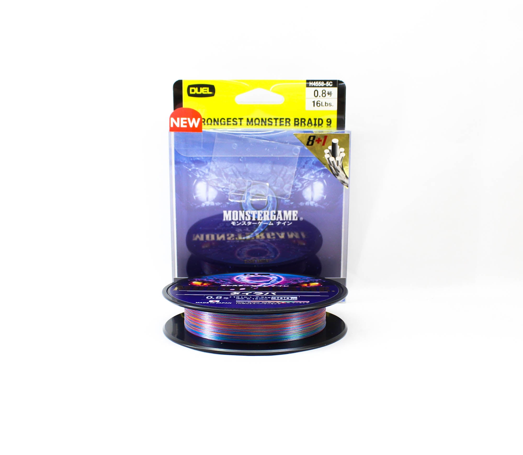 Yo Zuri Duel P.E Line Monster Game X9 Multi 300m P.E 0.8 (0.15mm) (0714)