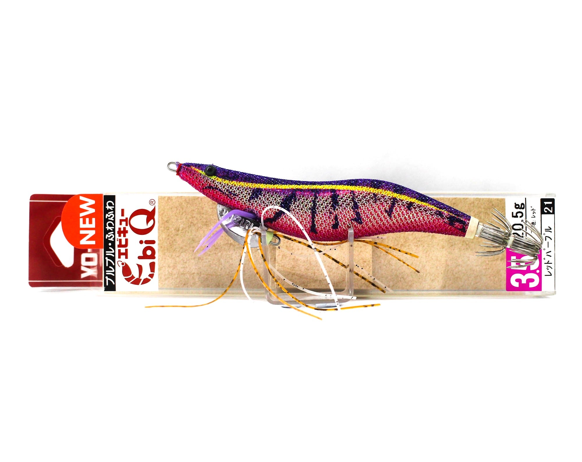 Yo Zuri Ebi-Q Squid Jig Sinking Lure Size 3.5 A1806-RDPU (6821)