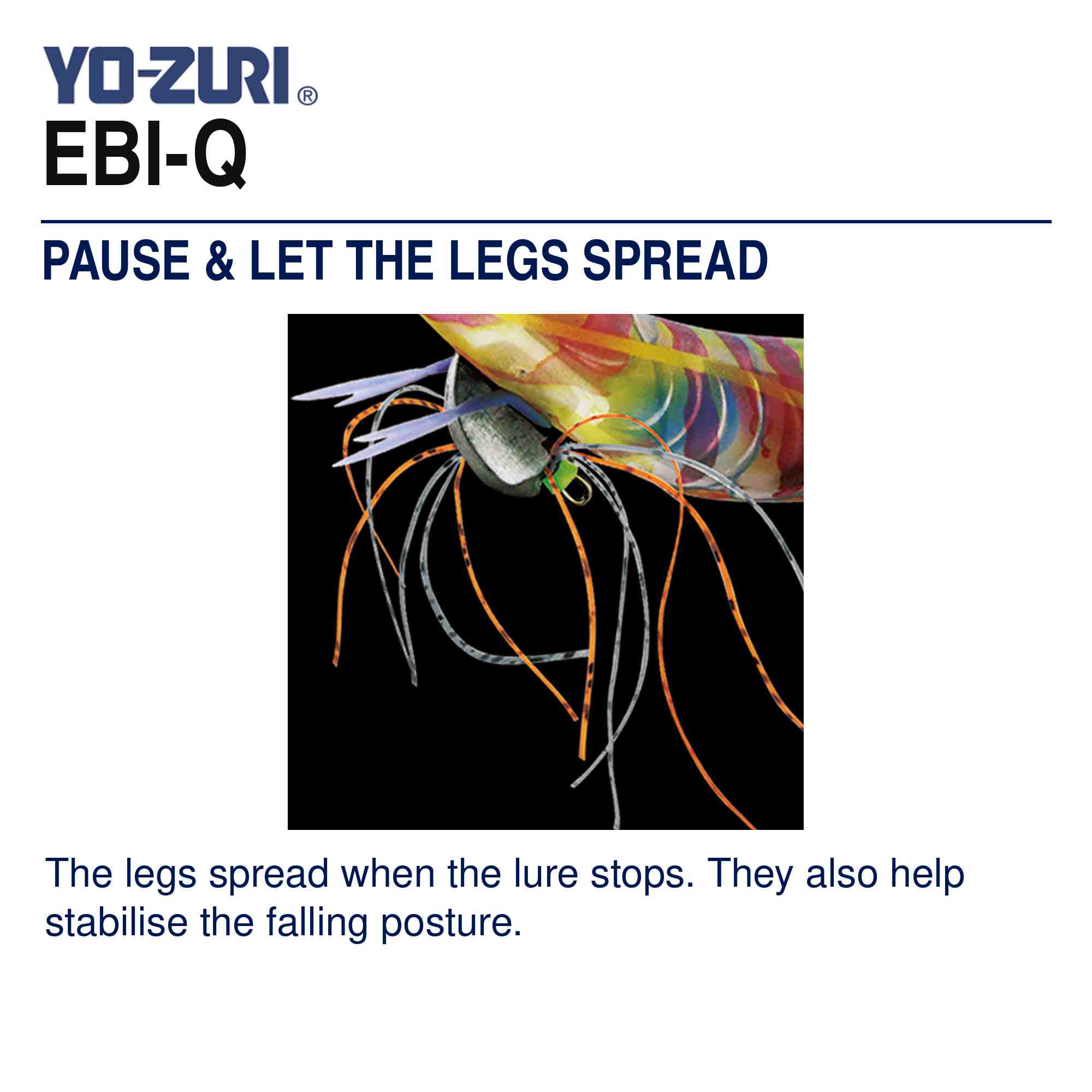 Yo Zuri Ebi-Q Squid Jig Sinking Lure Size 3.5 A1806-RDPU (6821)