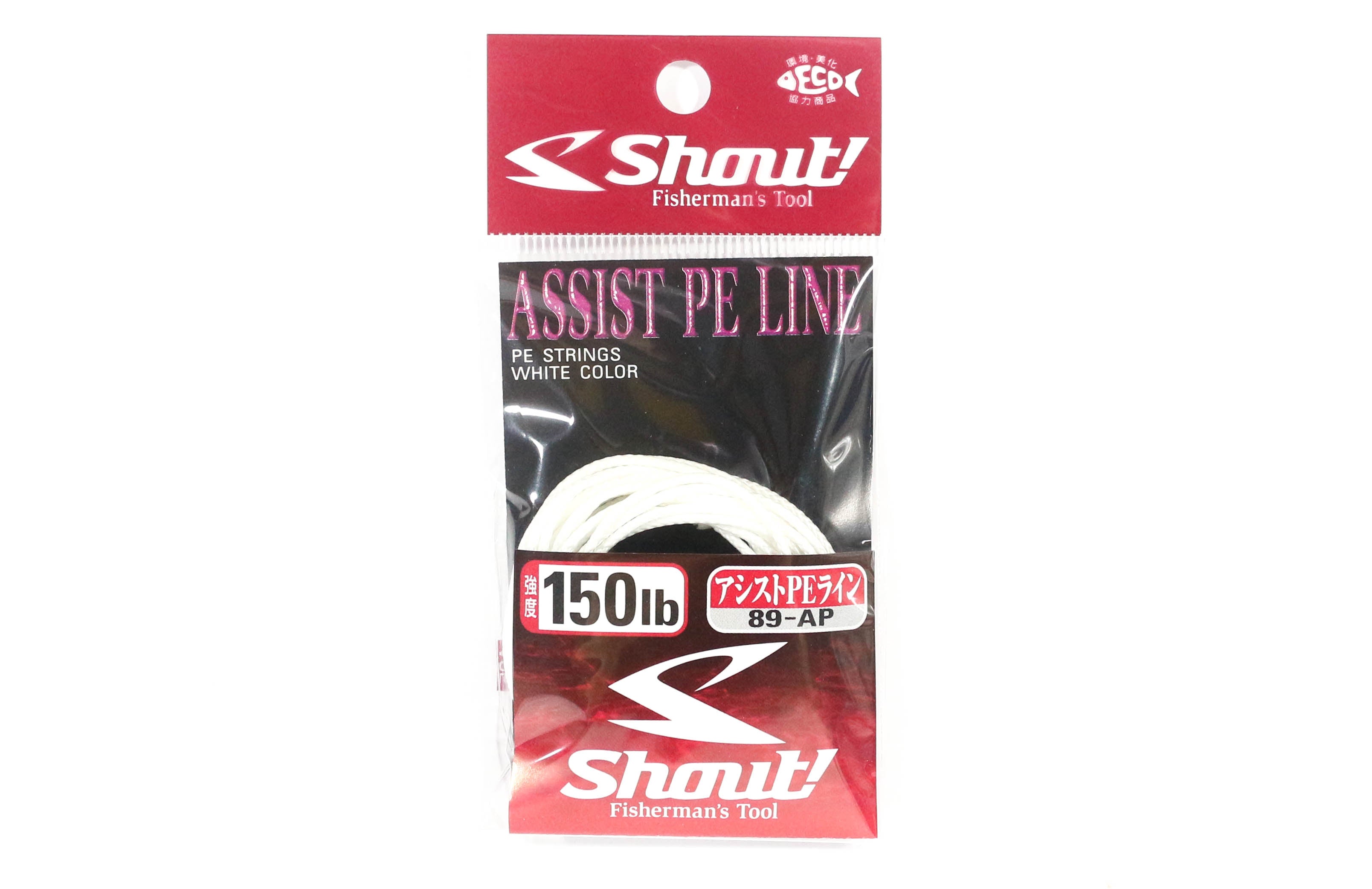 Shout 89-AP Assist P.E Line Assist Rope with Inner Core 150lb 3m (7174)