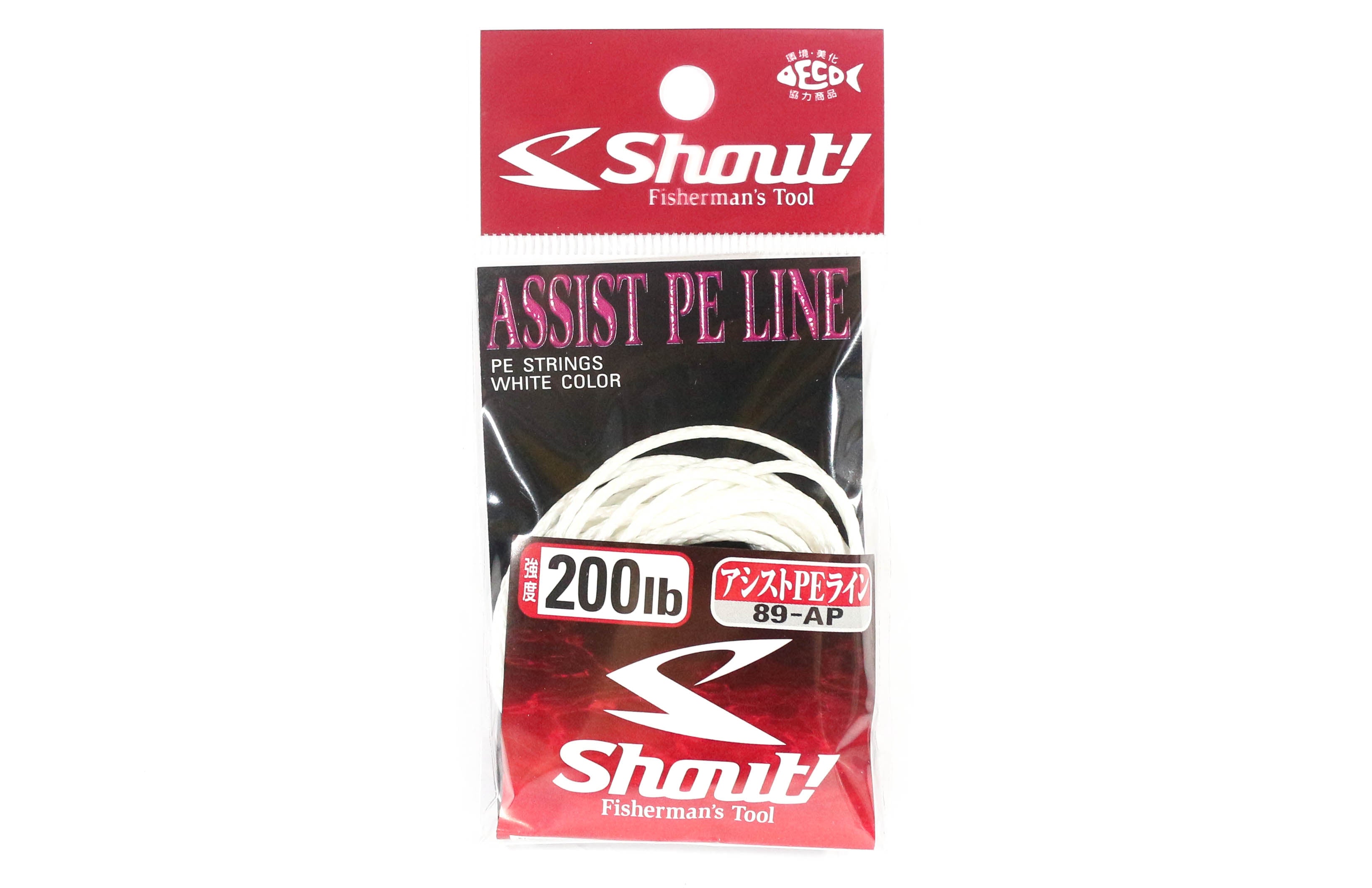 Shout 89-AP Assist P.E Line Assist Rope with Inner Core 200lb 3m (7181)