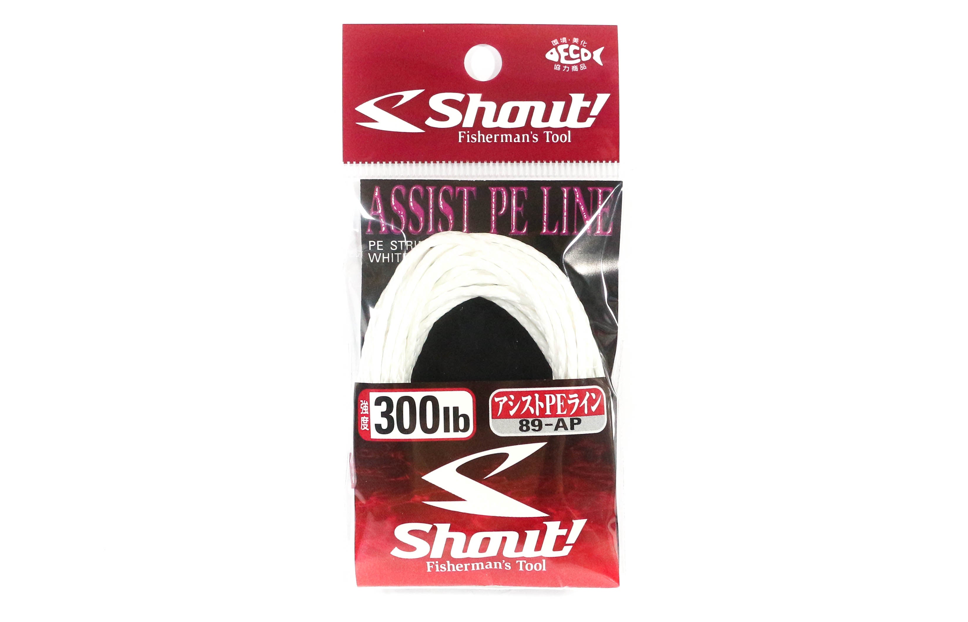 Shout 89-AP Assist P.E Line Assist Rope with Inner Core 300lb 3m (7198)