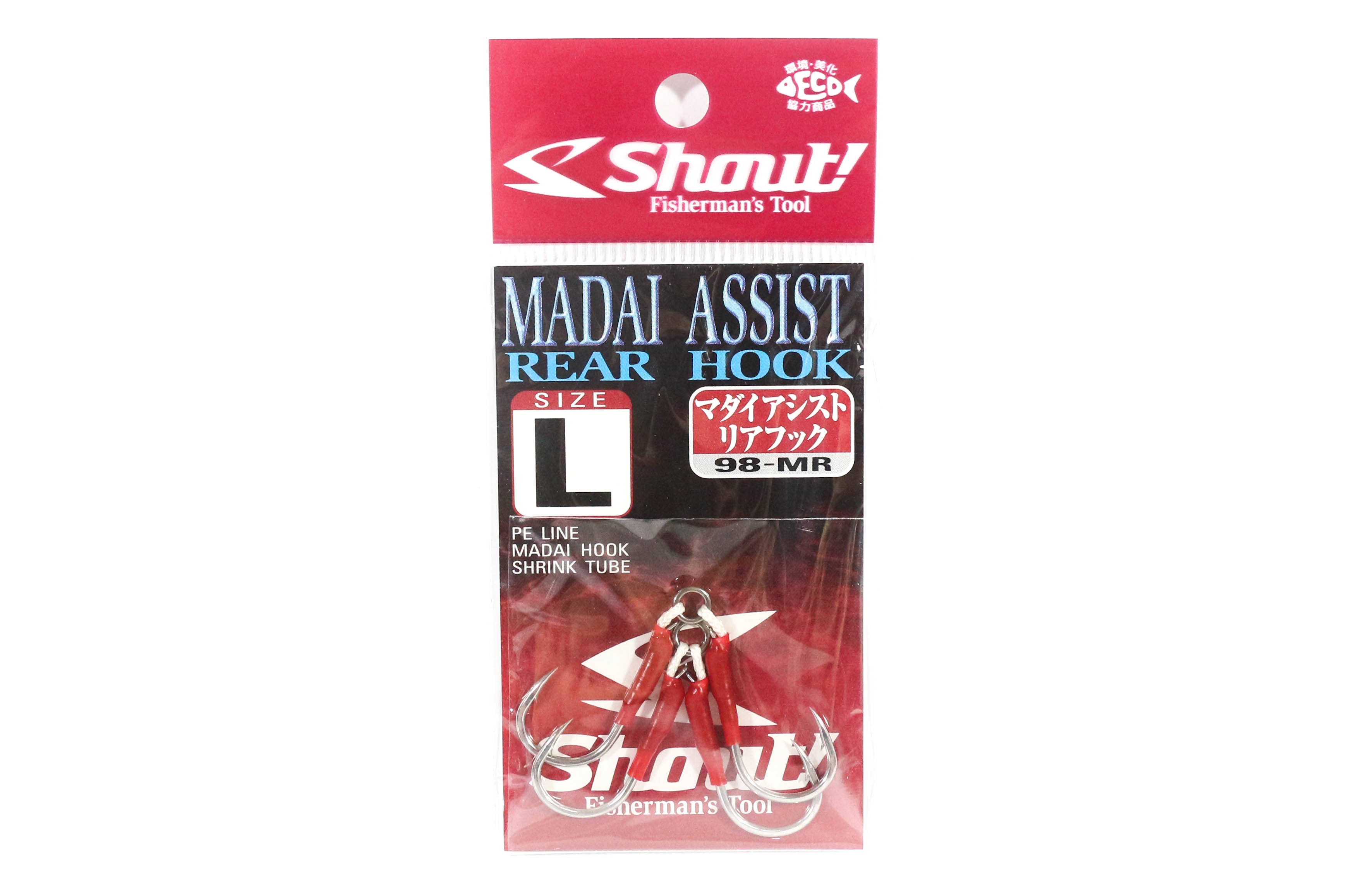 Shout 98-MR Madai Assist Rear Hook Size L (1/0) (3946)