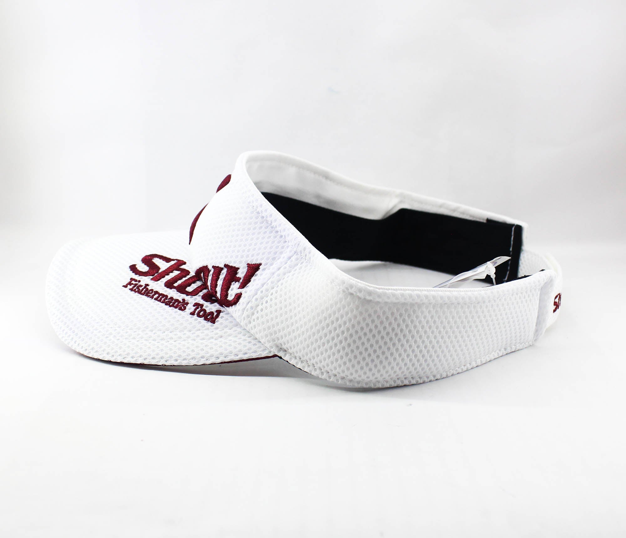 Shout 55-MS Sun Visor Mesh White Free Size Adjustable (5049)