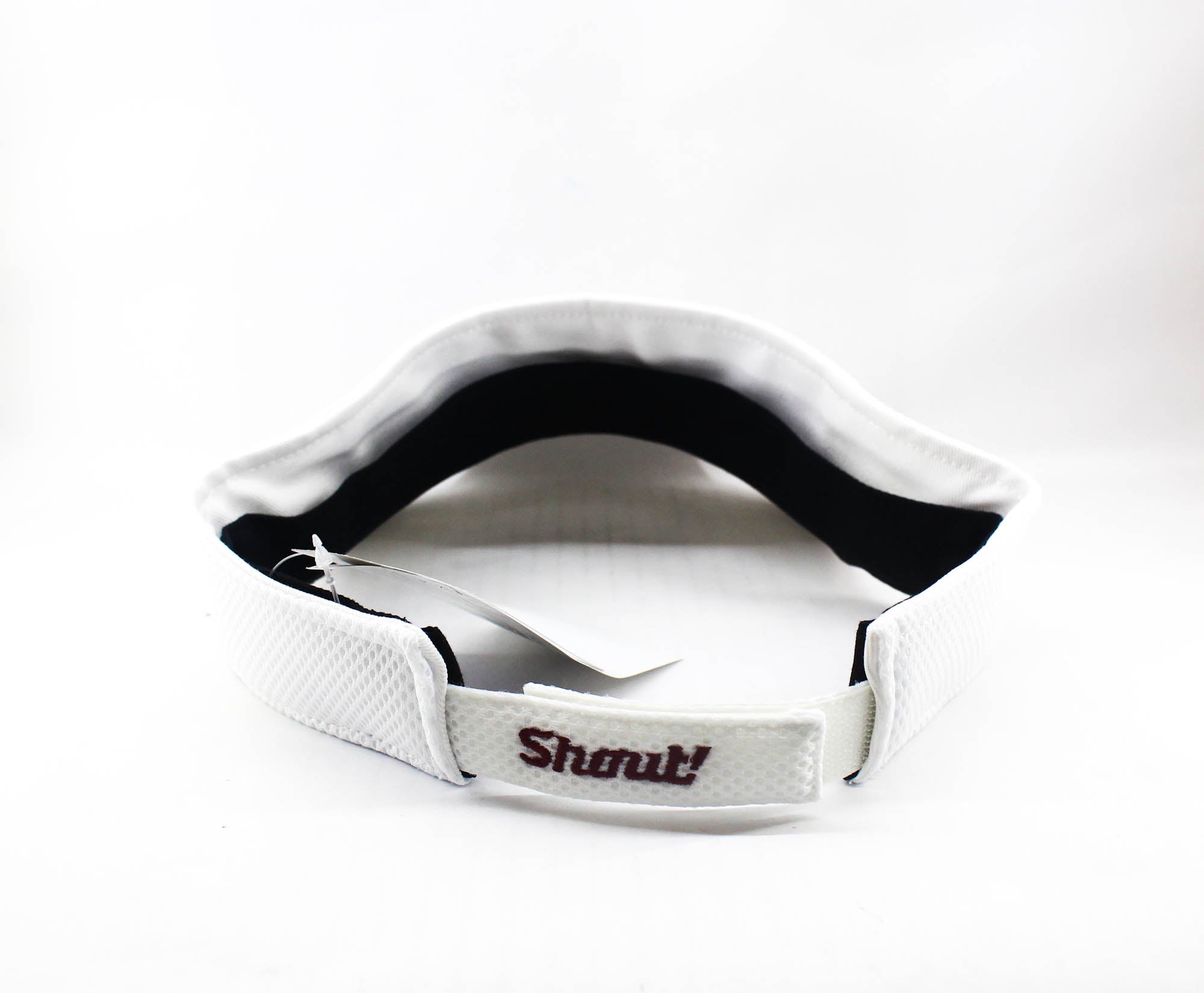 Shout 55-MS Sun Visor Mesh White Free Size Adjustable (5049)
