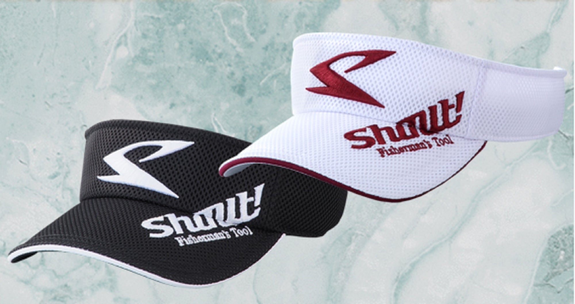 Shout 55-MS Sun Visor Mesh White Free Size Adjustable (5049)