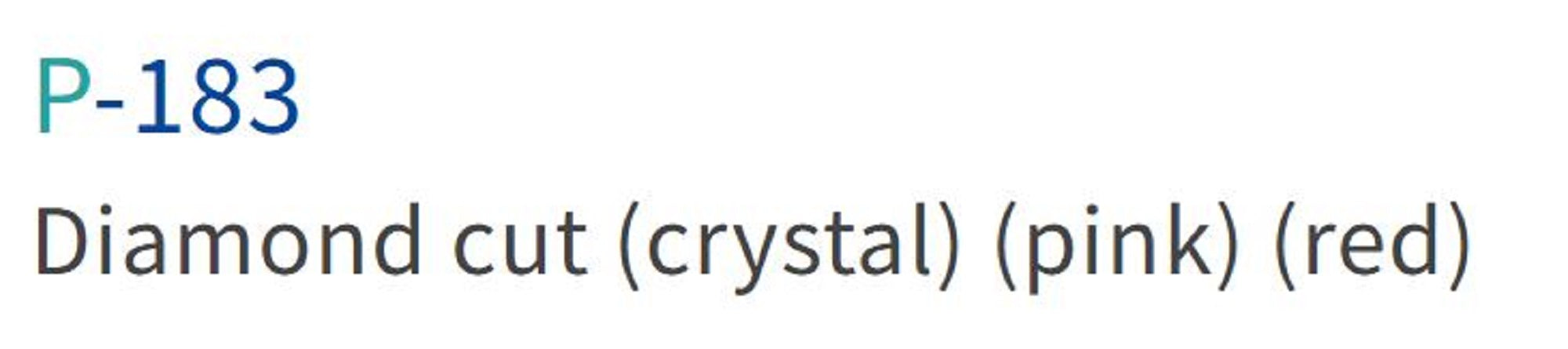 Sasame P-183 Diamond Cut Bead Crystal Size 4 35 per Pack (3616)