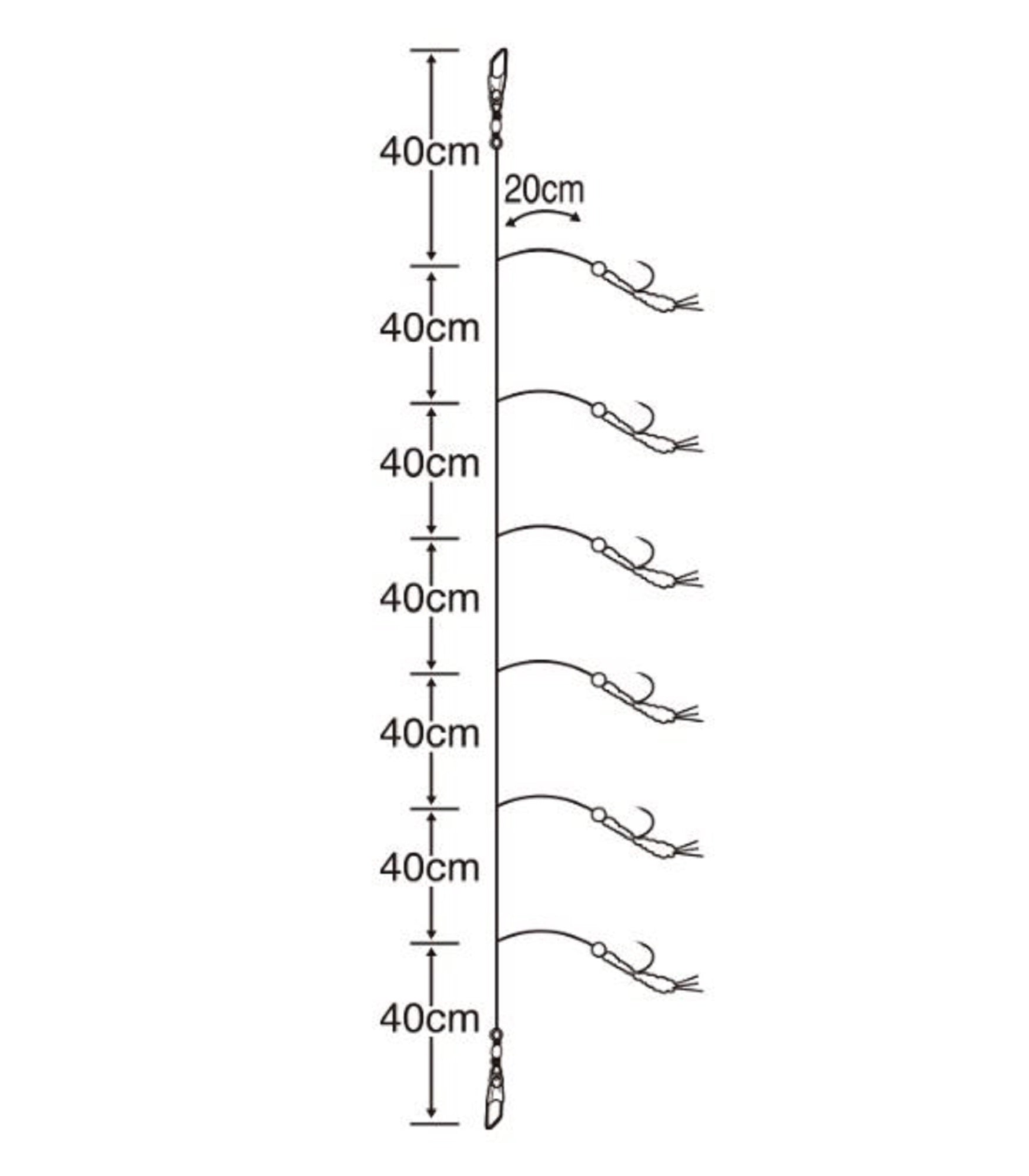 Sasame TOK-005 Keimura Sabiki Pink Size 5 (9968)
