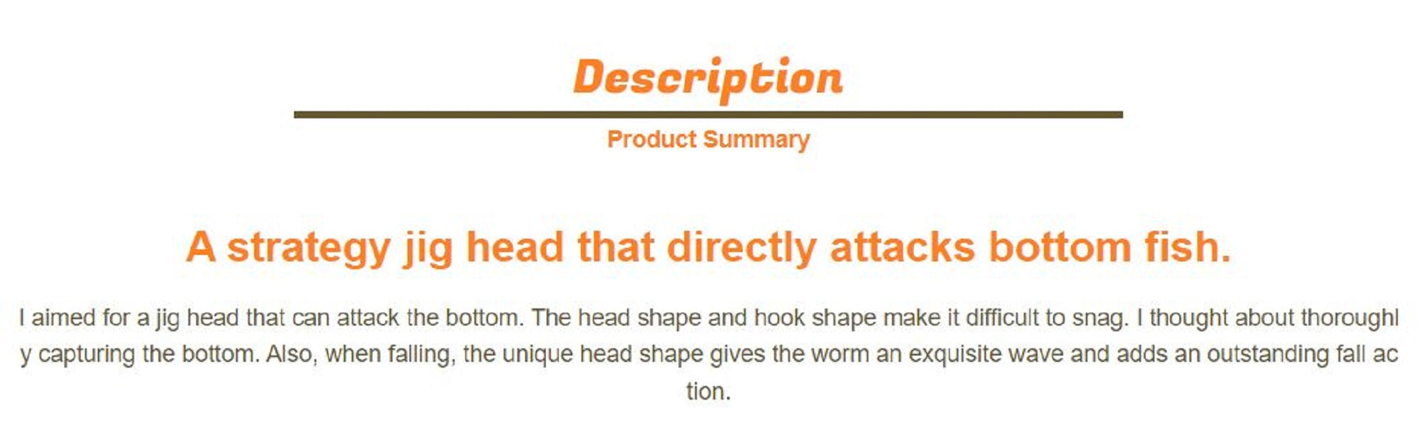 Jungle Gym J300 Jig Head Sleeper 5 grams Hook Size 4 (0643)