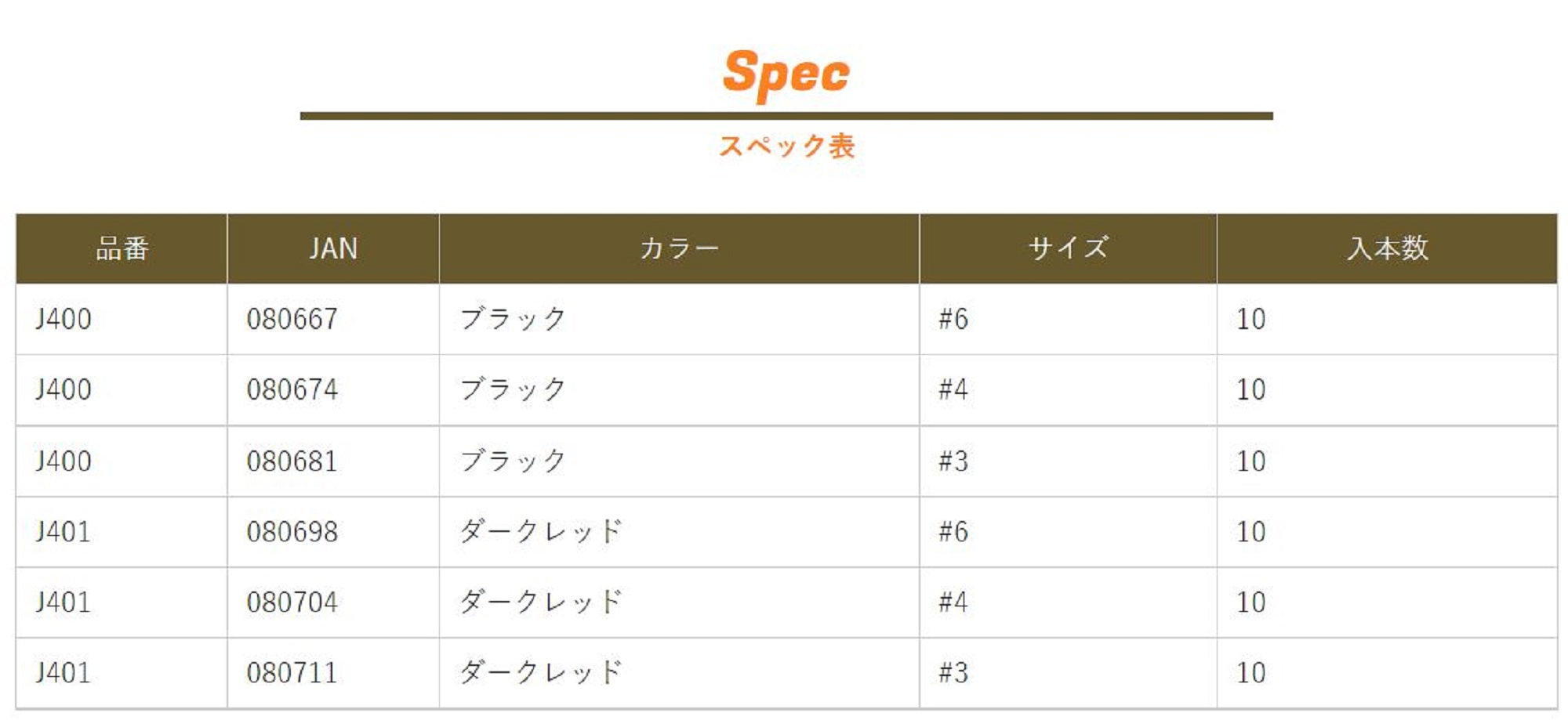 Jungle Gym J400 Micro Offset Worm Hooks Black Size 6 (0667)