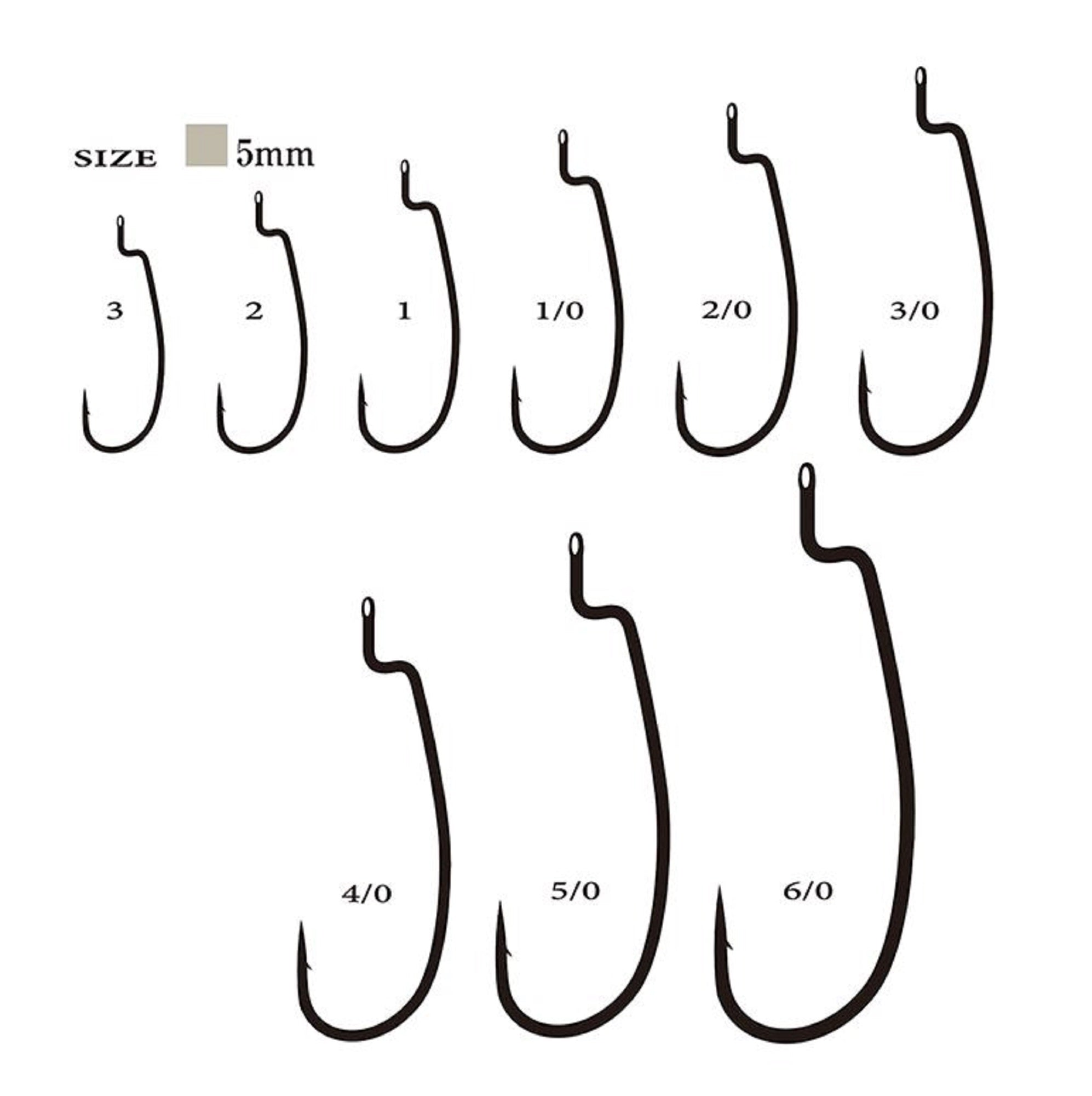 Ryugi HLI052 Limit Offset Worm Narrow Gap Size 4/0 (4153)