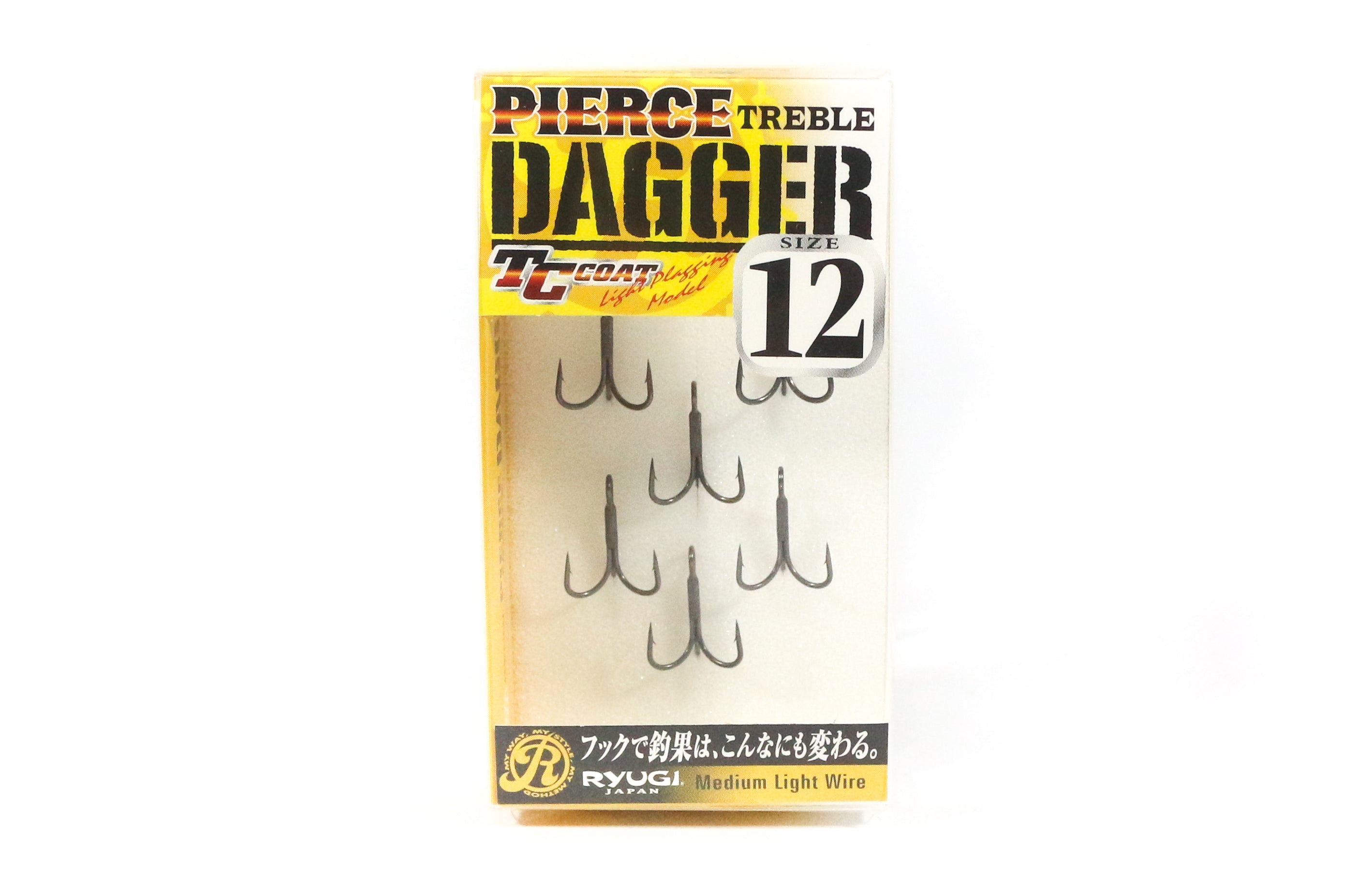 Ryugi HPD057 Pierce Dagger Treble Hook Size 12 (4290)