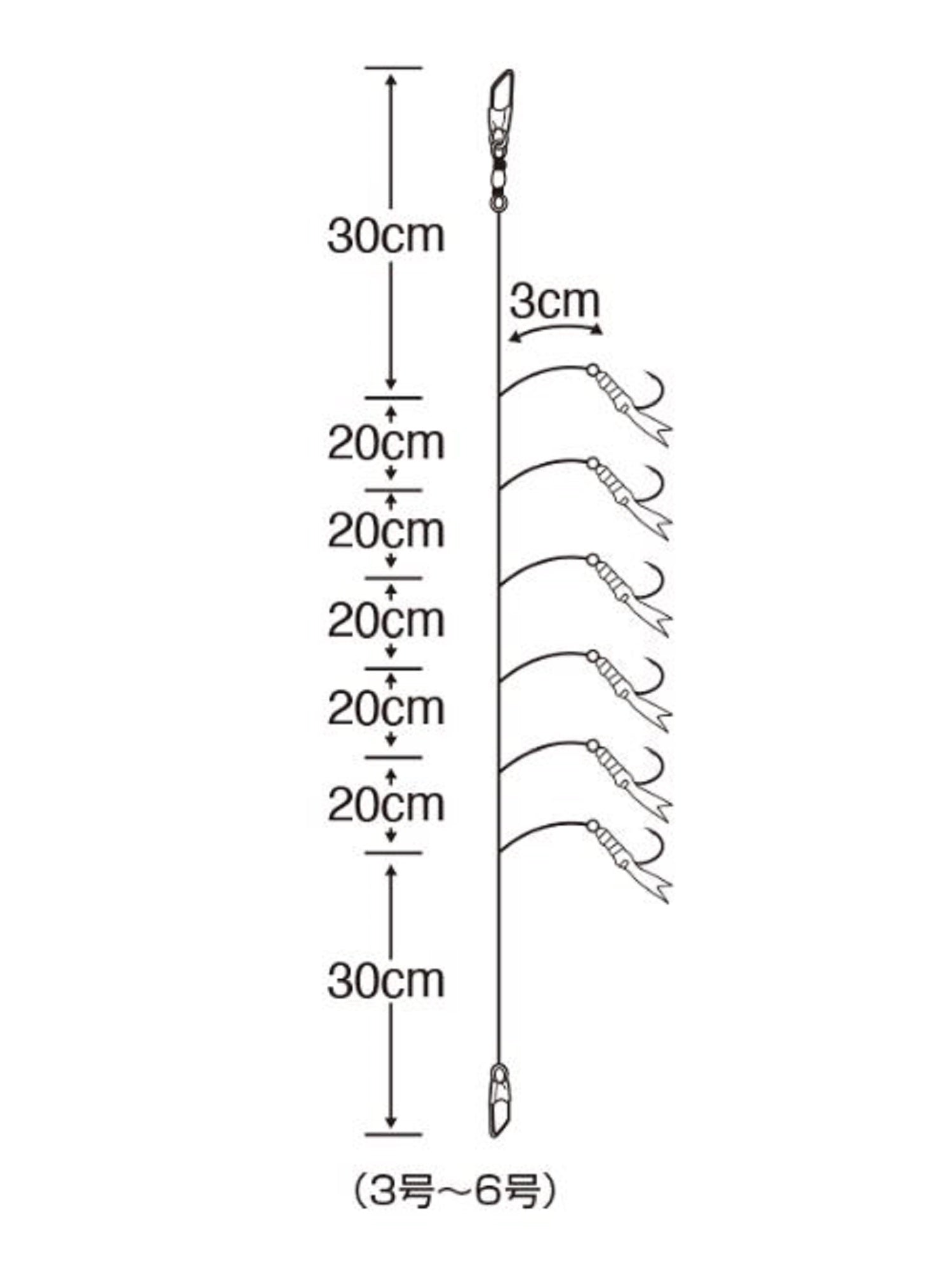 Sasame S-873 Keimura Sabiki Hook Size 4 (4870)