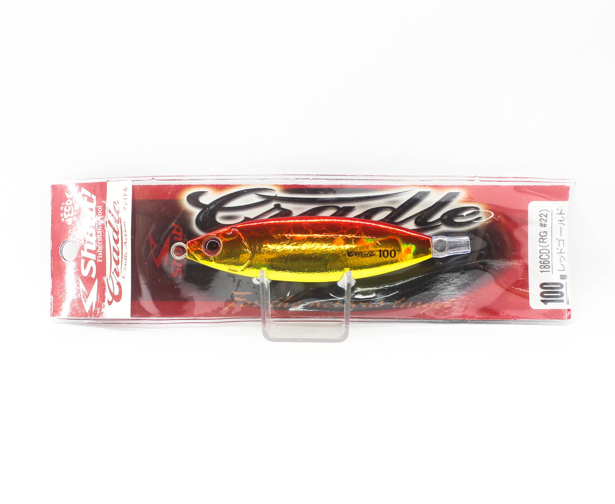 Shout 186-CD Metal Jig Cradle Slow Fall 100 grams 22 (5235)
