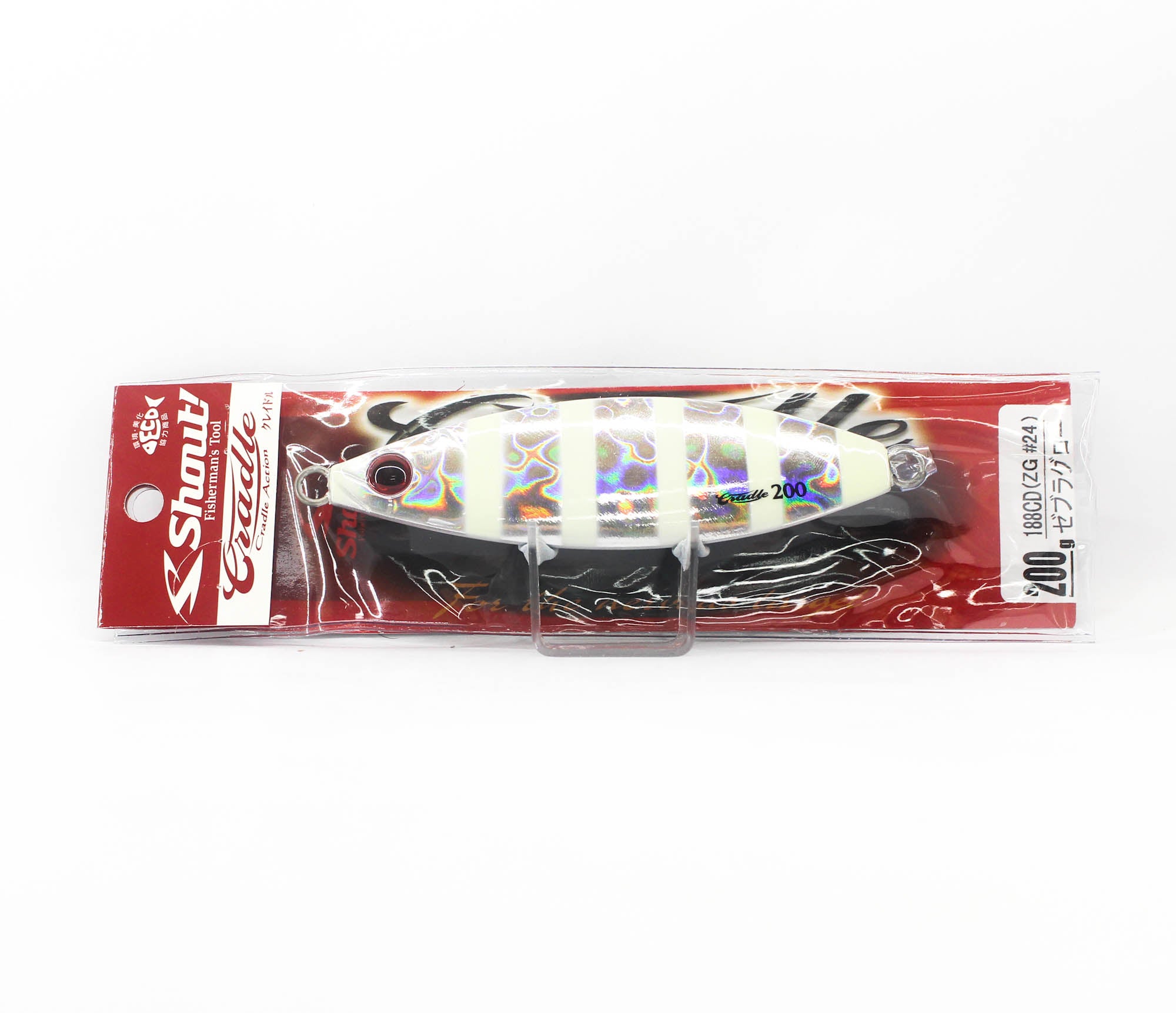 Shout 188-CD Metal Jig Cradle Slow Fall 200 grams 24 (5464)