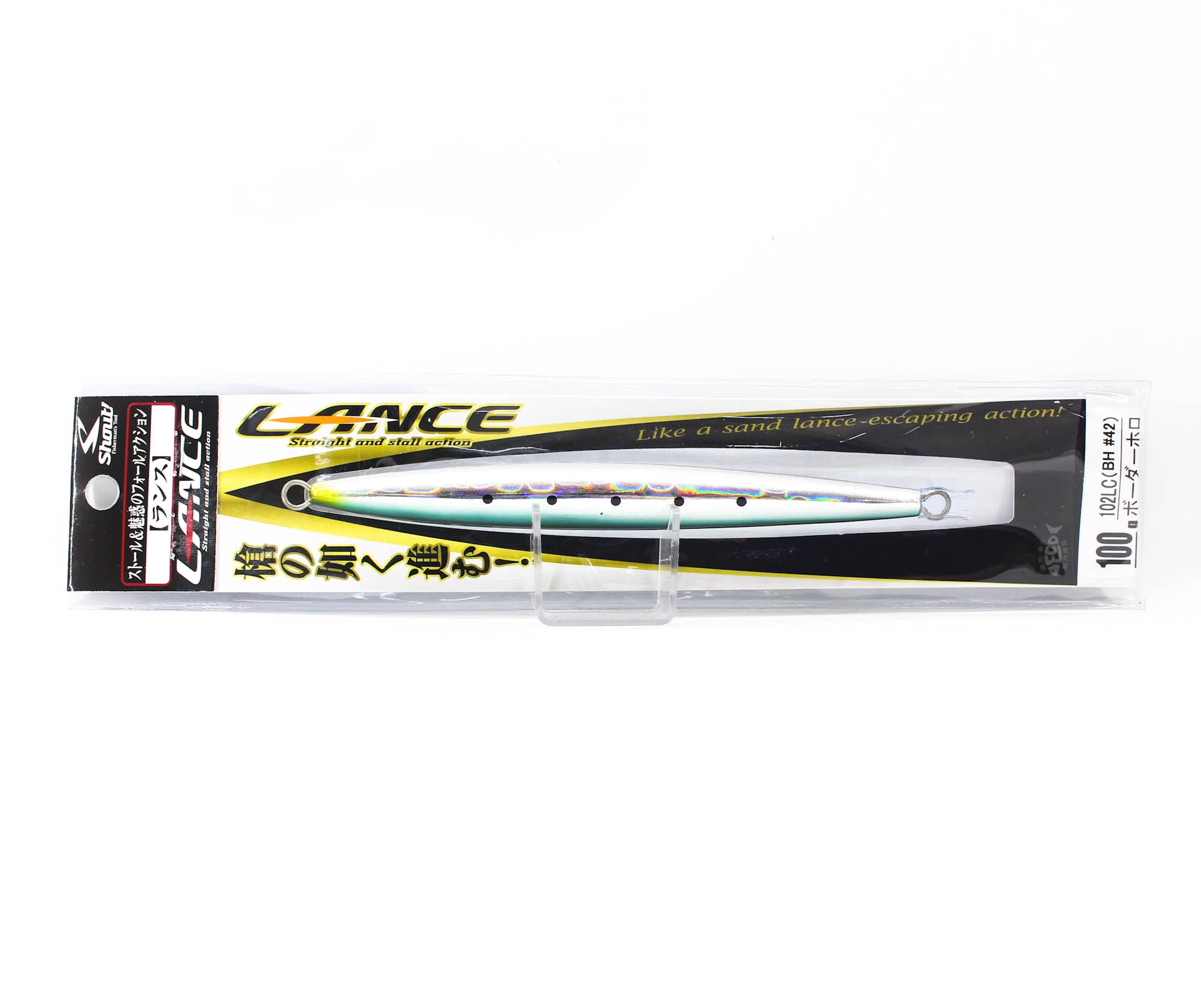 Shout 102-LC Metal Jig Lance Slow Fall Long 100 grams I (7857)