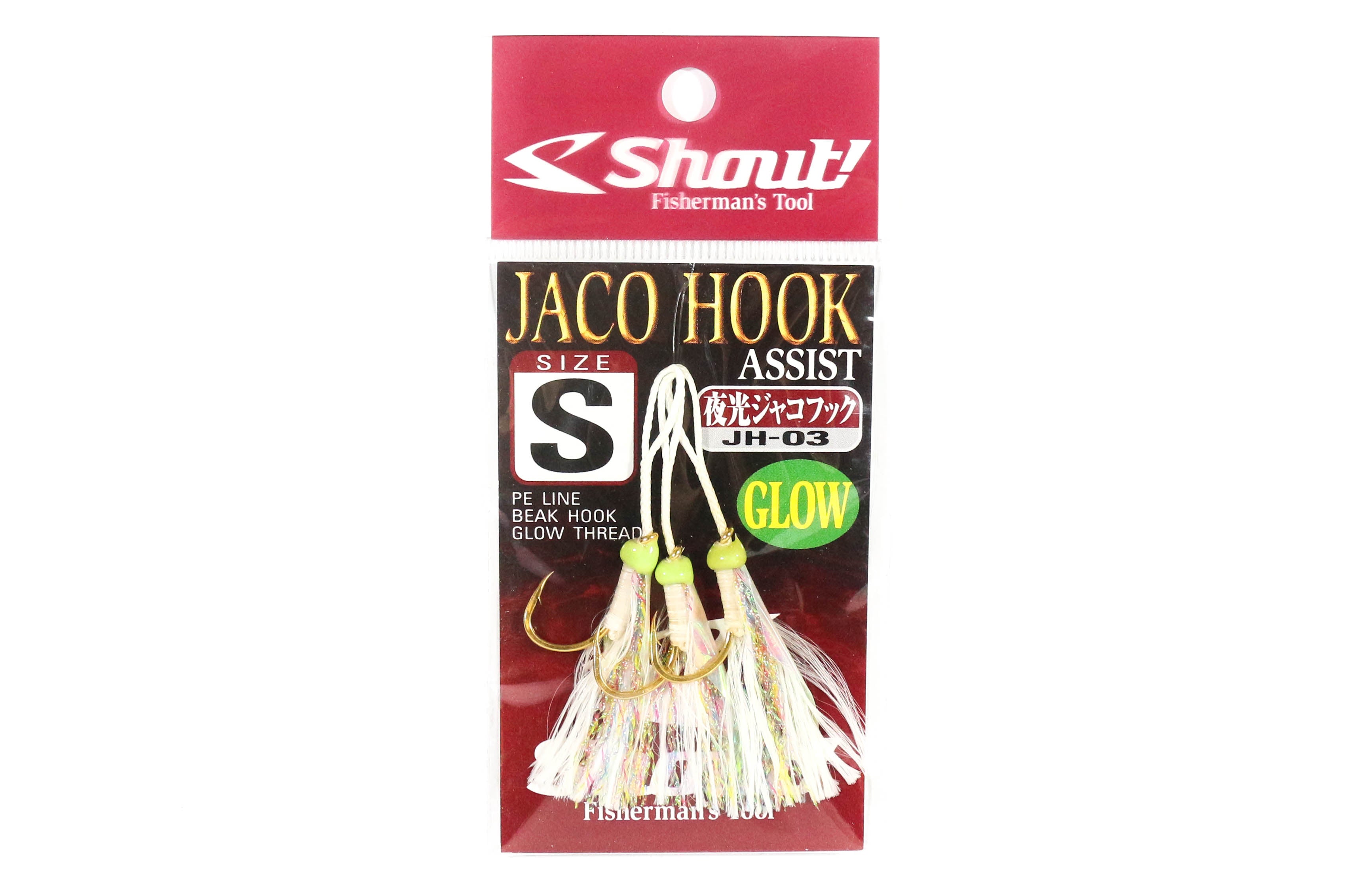 Shout JH-03 Jaco Hook Rigged Assist Glow Size S (2) (0017)