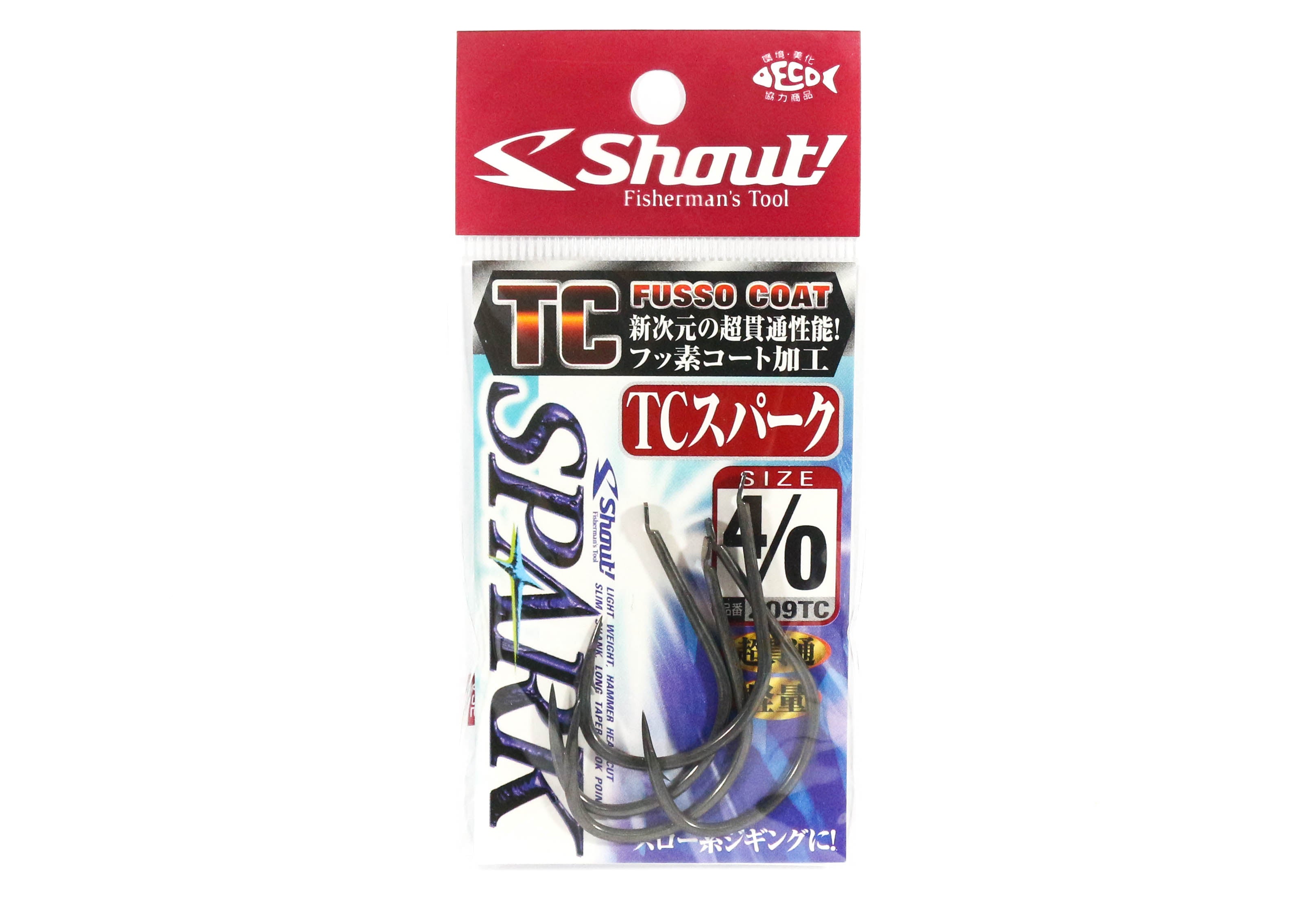 Shout 209-TC TC Spark Jigging Single Hook Size 4/0 (1953)