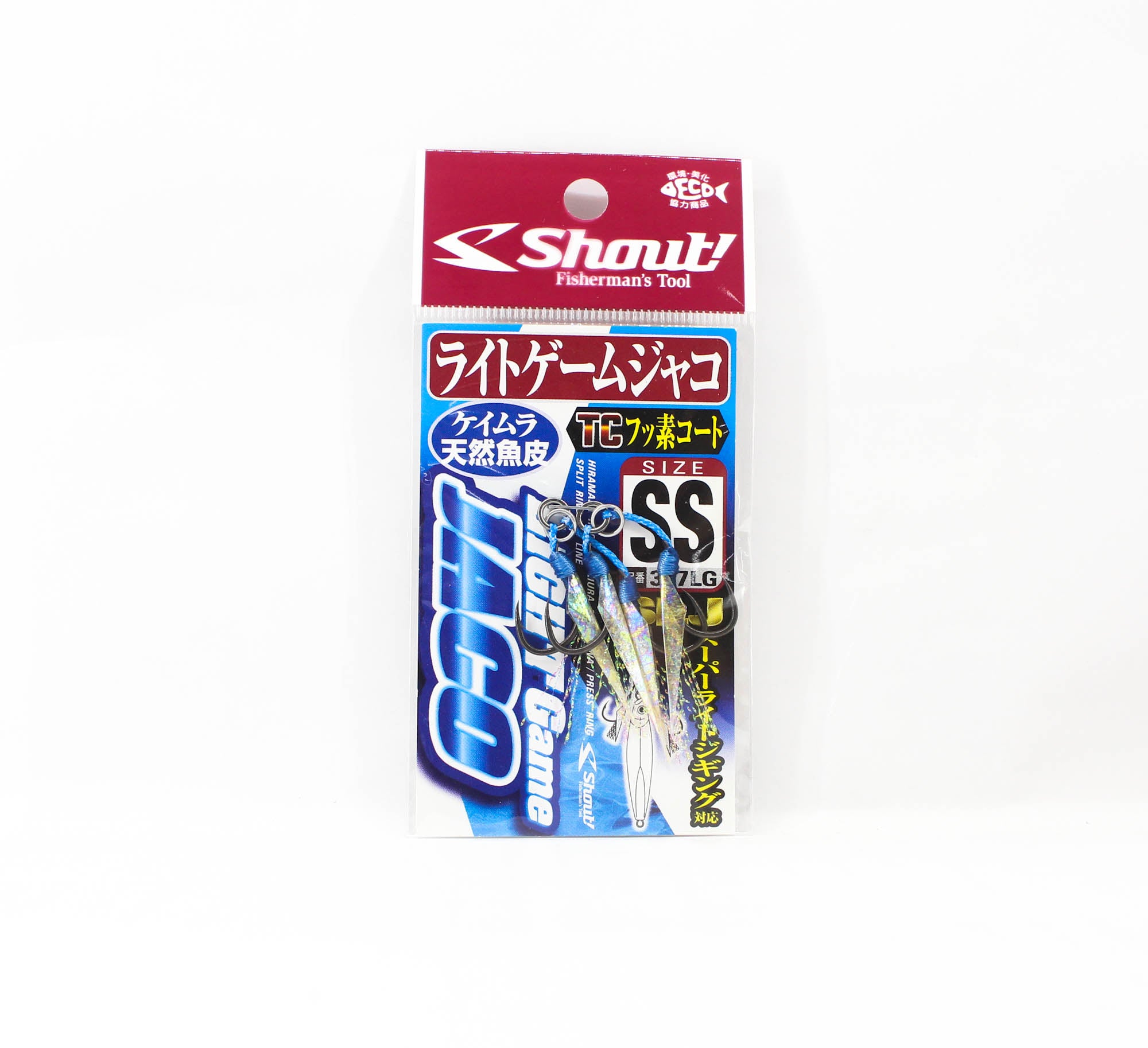 Shout 337-LG Light Game Jaco Rigged Assist Hiramasa Hook Size SS (4312)