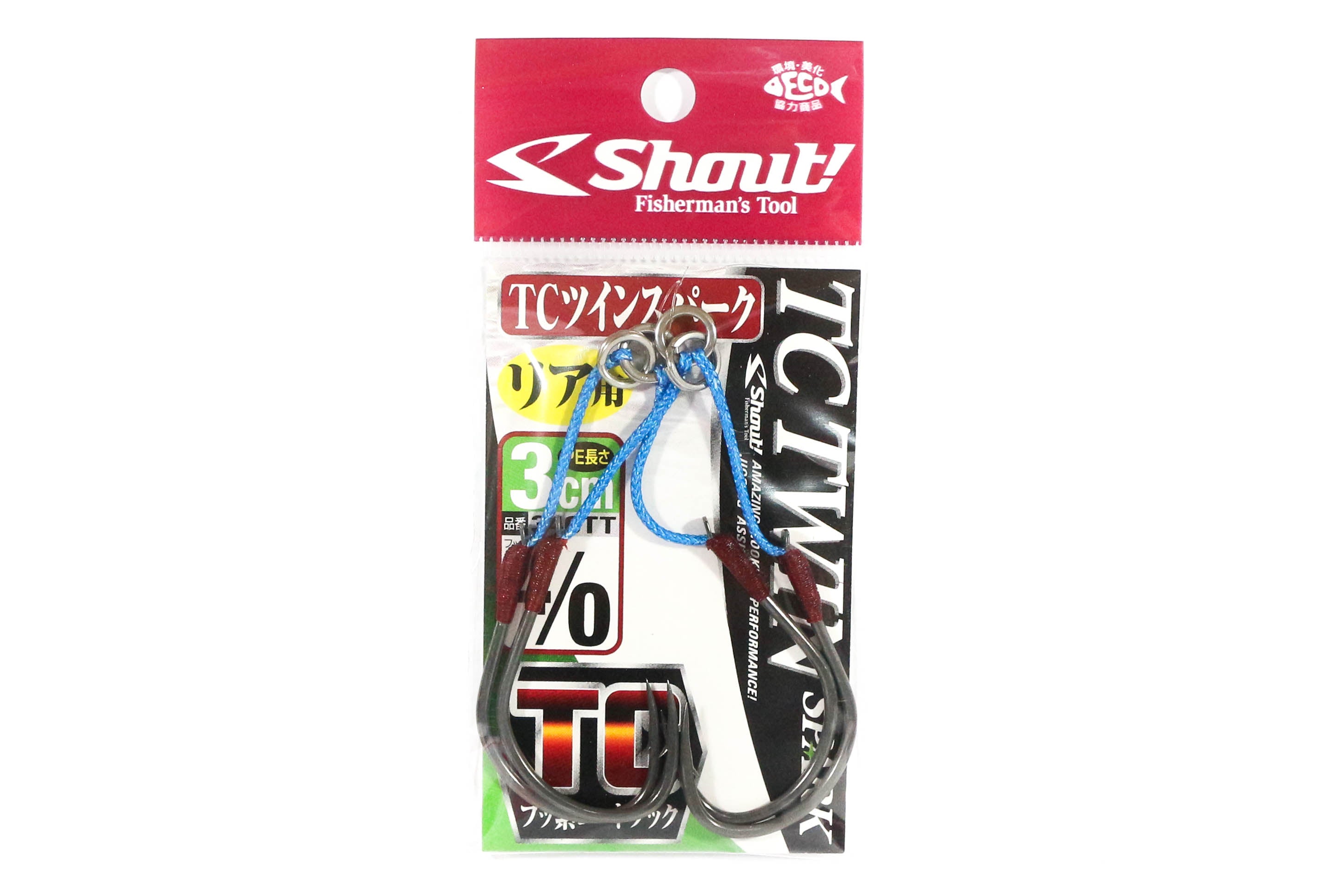 Shout 340-TT TC Twin Spark Assist Hooks 3 cm Size 4/0 (5470)
