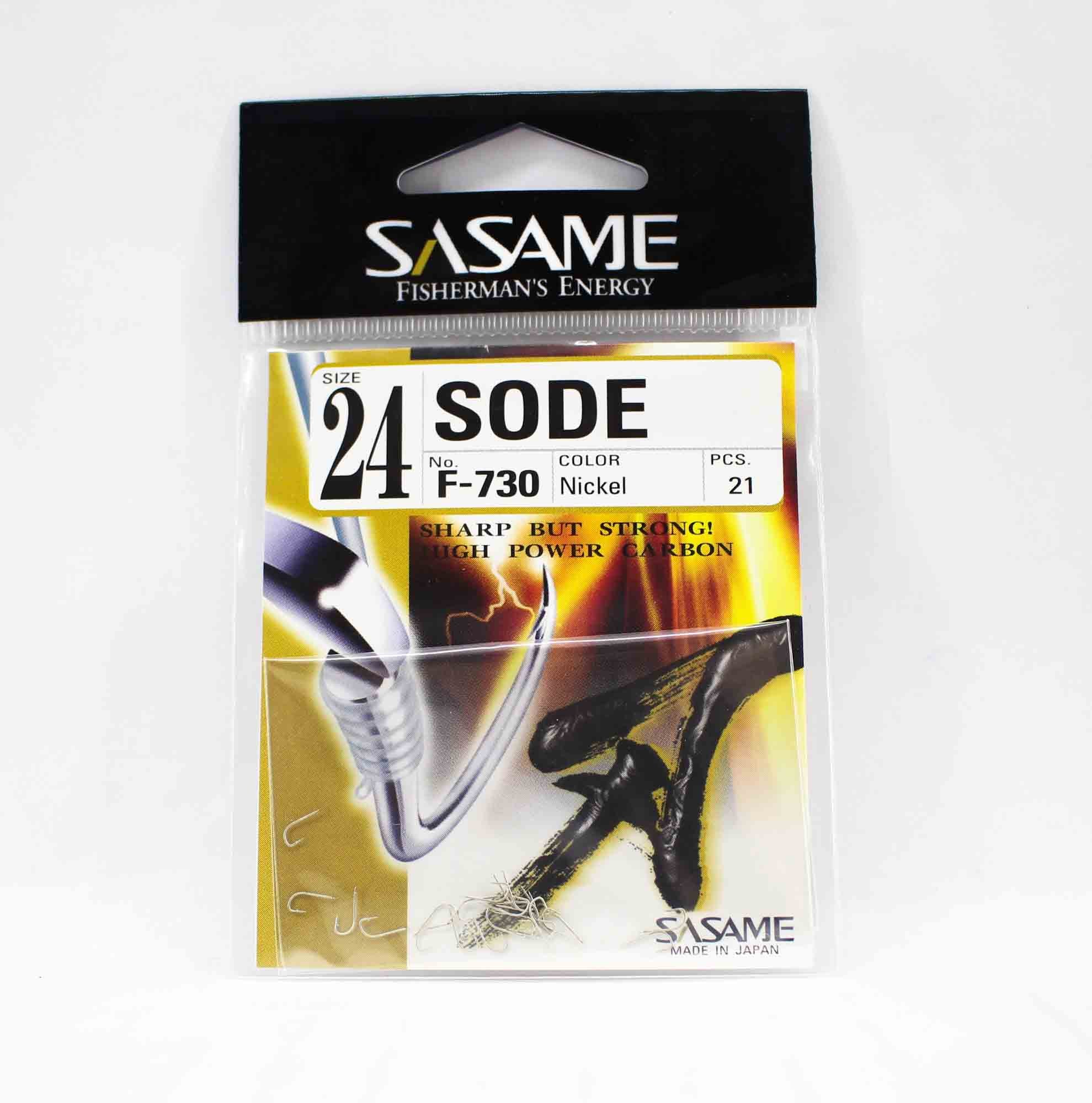 Sasame F-730 Sode Micro Hook Size 24 (1522)