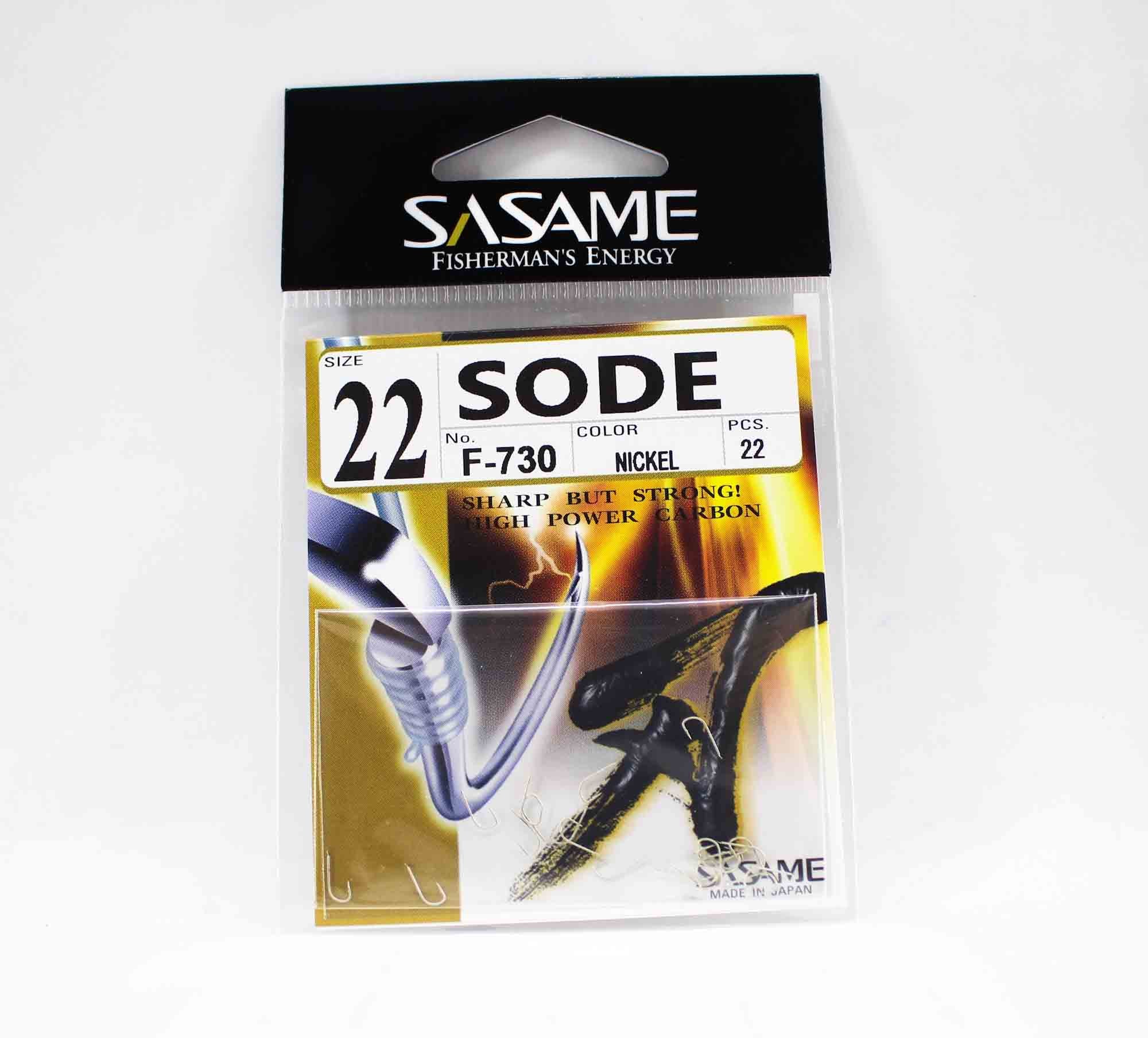 Sasame F-730 Sode Micro Hook Size 22 (1539)