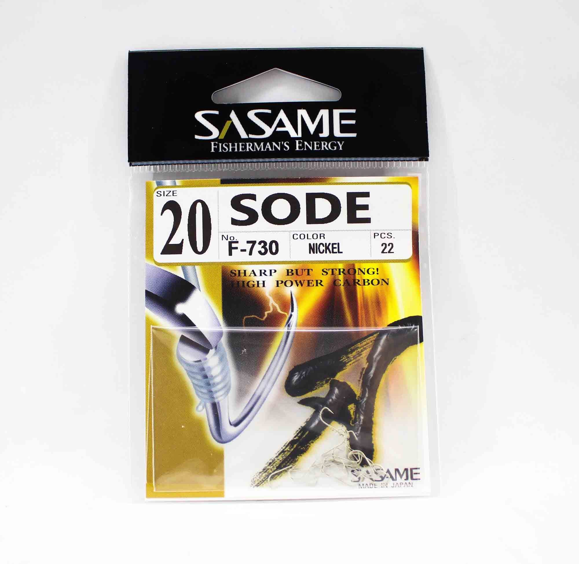 Sasame F-730 Sode Micro Hook Size 20 (1546)