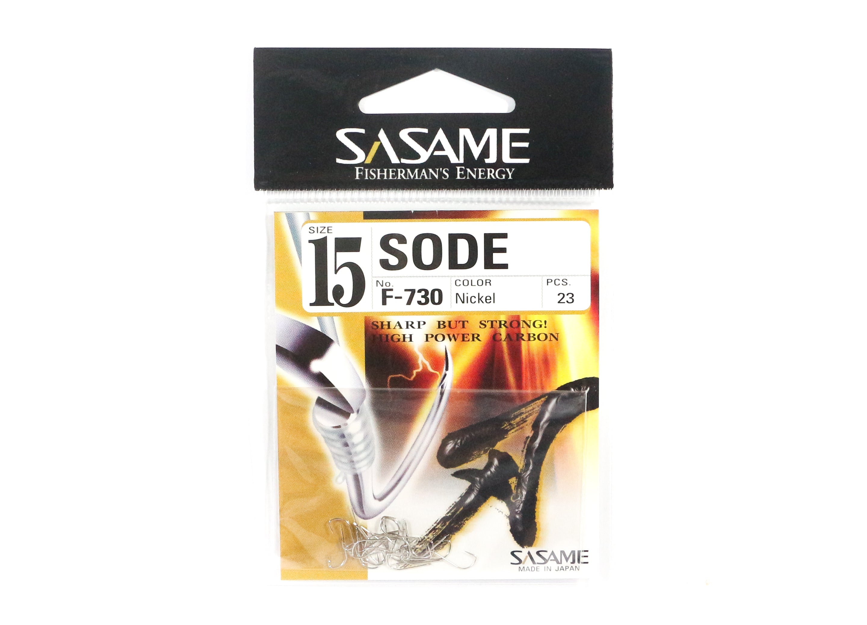 Sasame F-730 Sode Micro Hook Size 15 (1577)