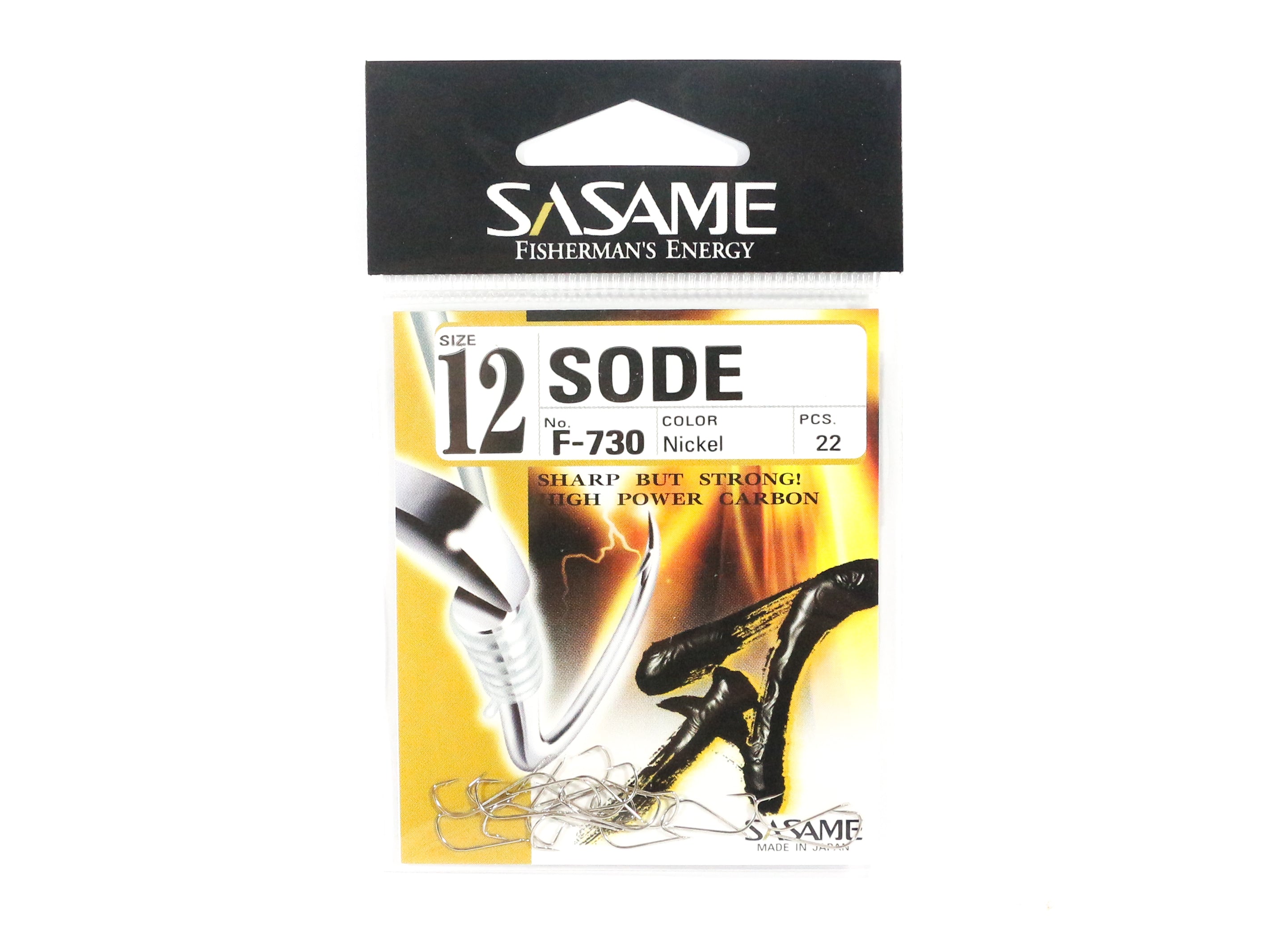 Sasame F-730 Sode Micro Hook Size 12 (1607)
