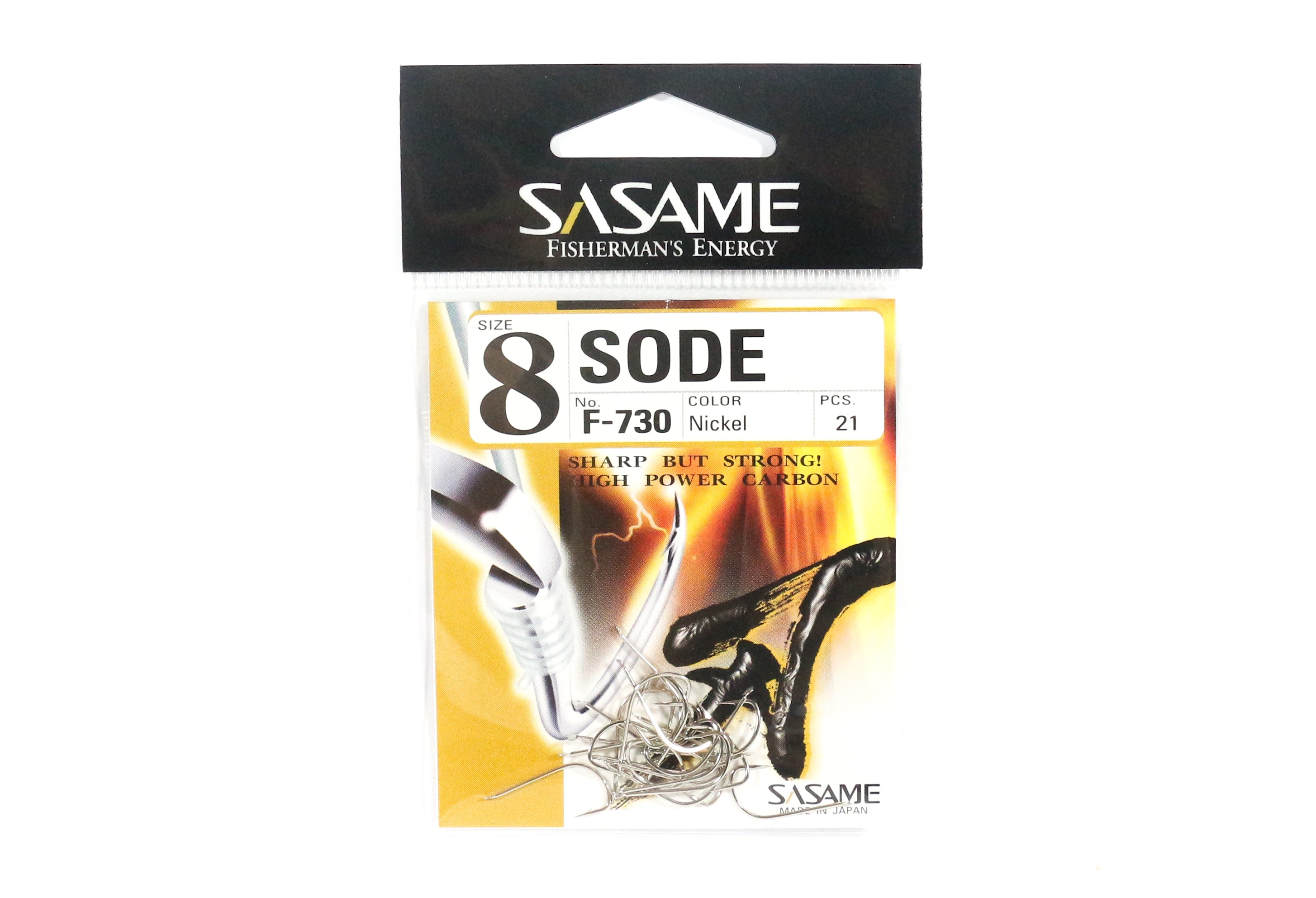 Sasame F-730 Sode Micro Hook Size 8 (1645)