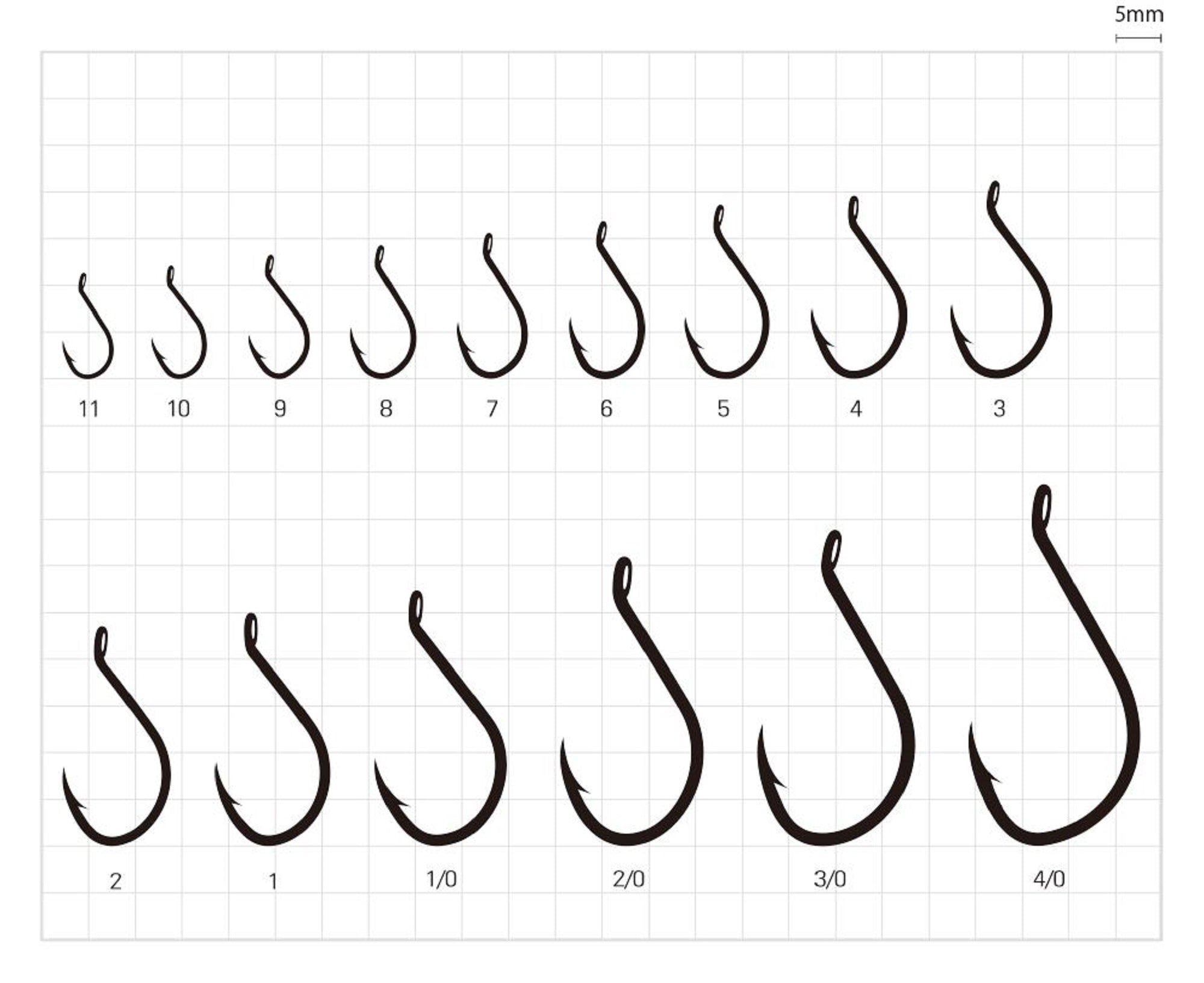 Sasame F-779 Beak Suicide Offset Hook Size 11 (3618)