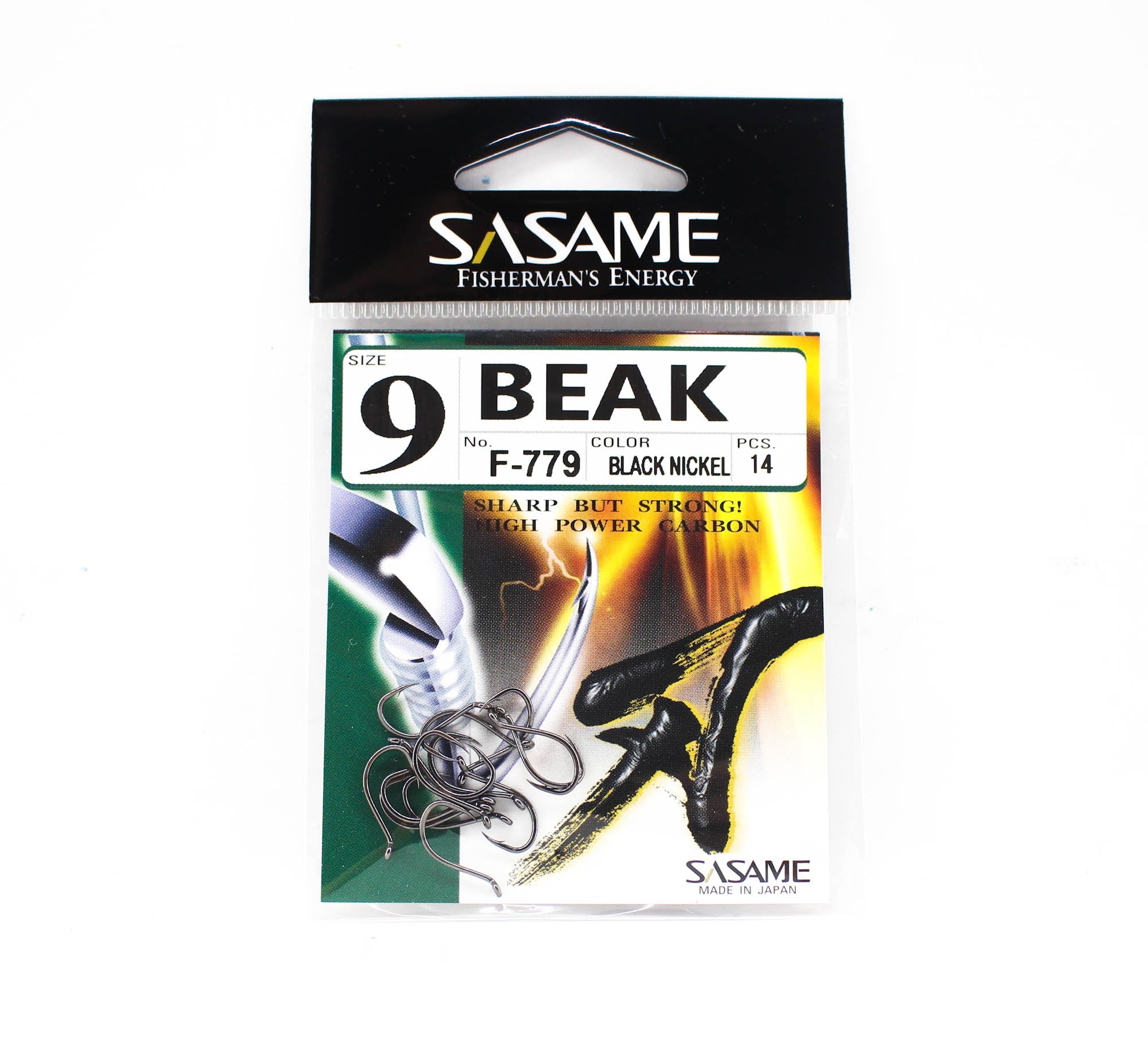 Sasame F-779 Beak Suicide Offset Hook Size 9 (3632)