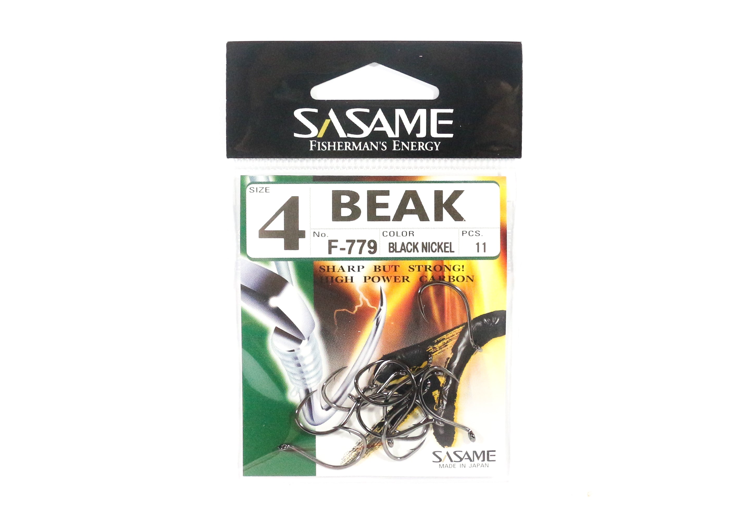 Sasame F-779 Beak Suicide Offset Hook Size 4 (3687)