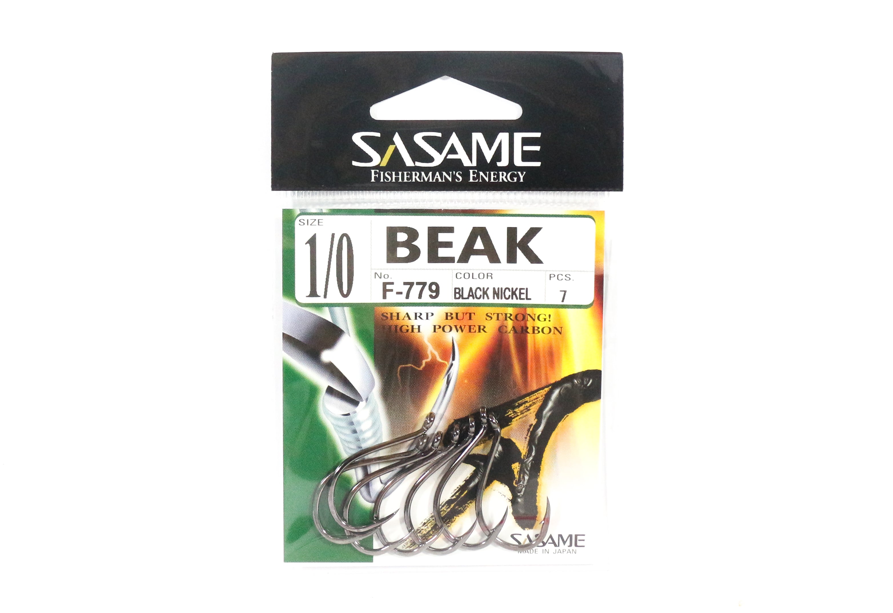 Sasame F-779 Beak Suicide Offset Hook Size 1/0 (3724)