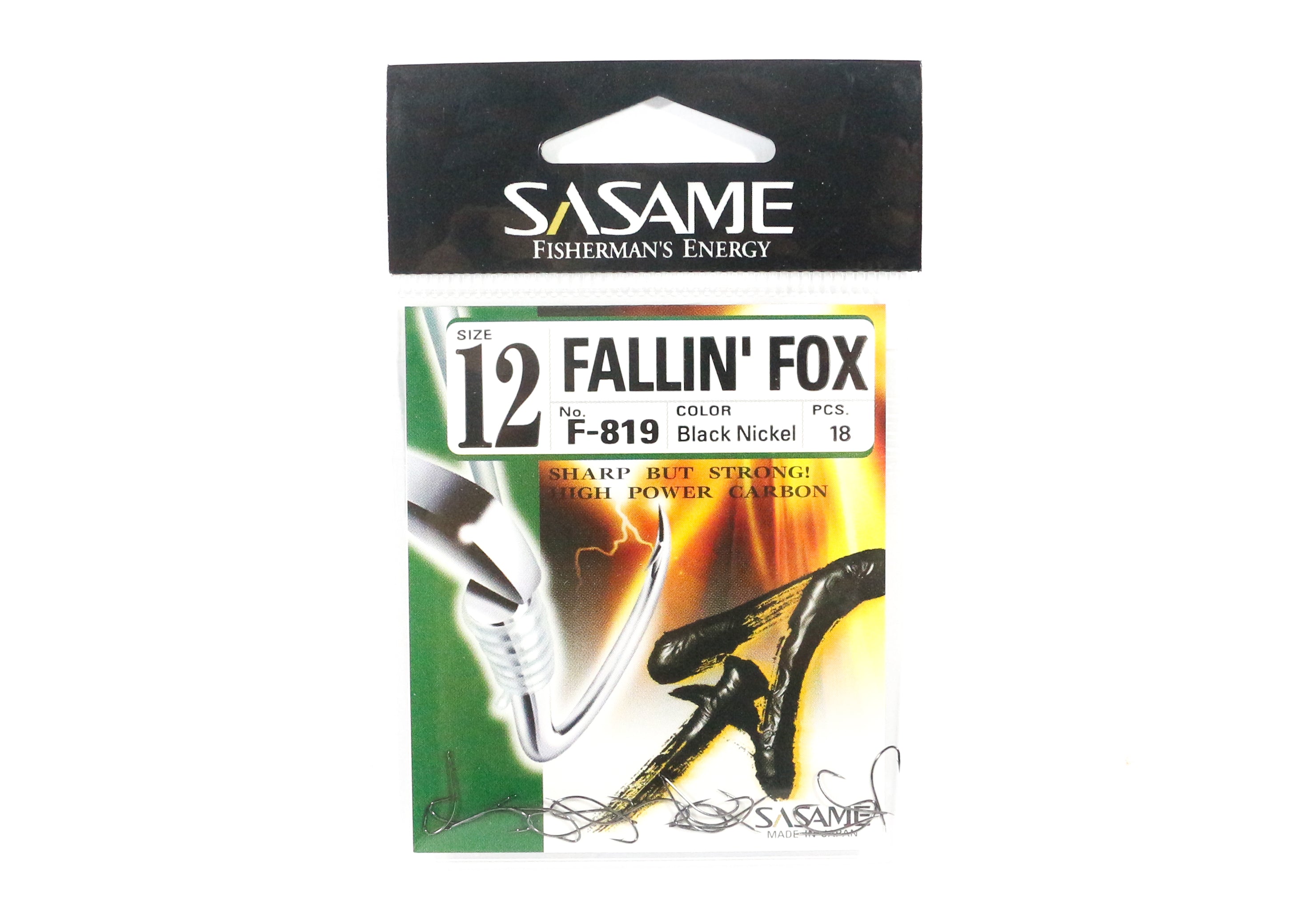 Sasame F-819 Falling Fox Bait Hook Size 12 (5827)