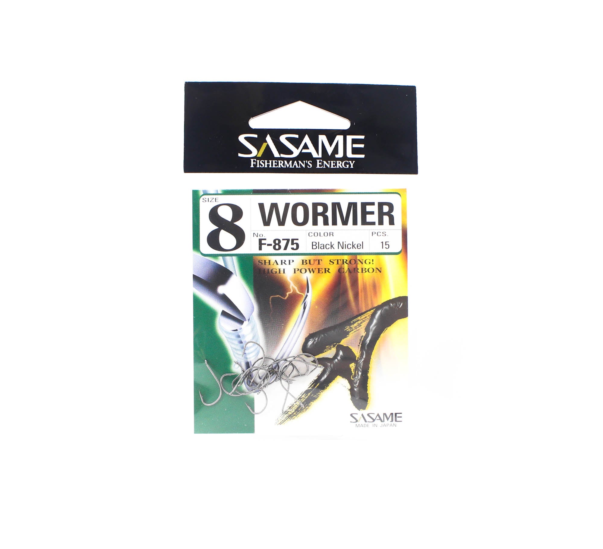 Sasame F-875 Wormer Bait Hook Size 8 (6725)