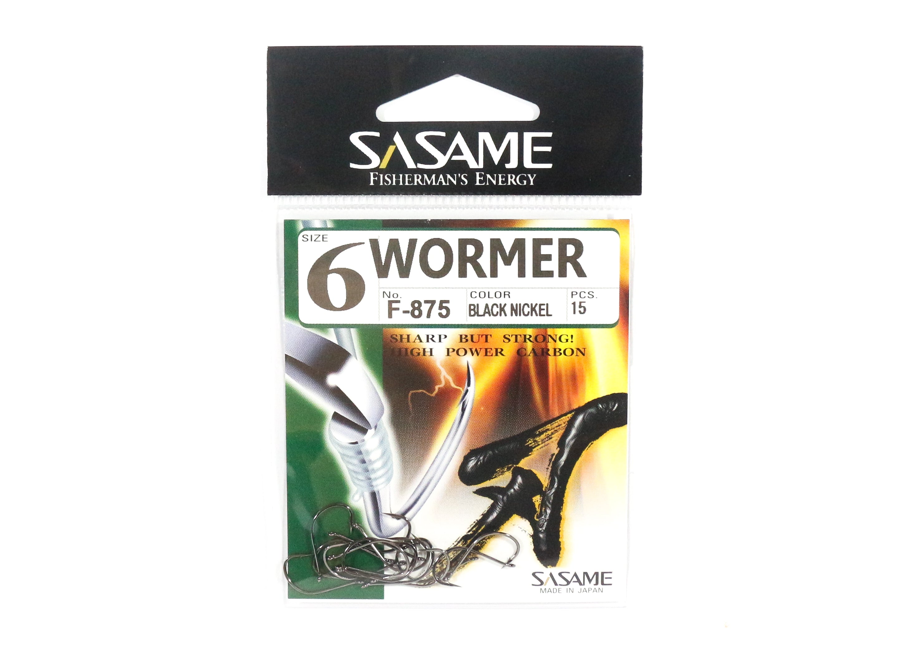 Sasame F-875 Wormer Bait Hook Size 6 (6749)