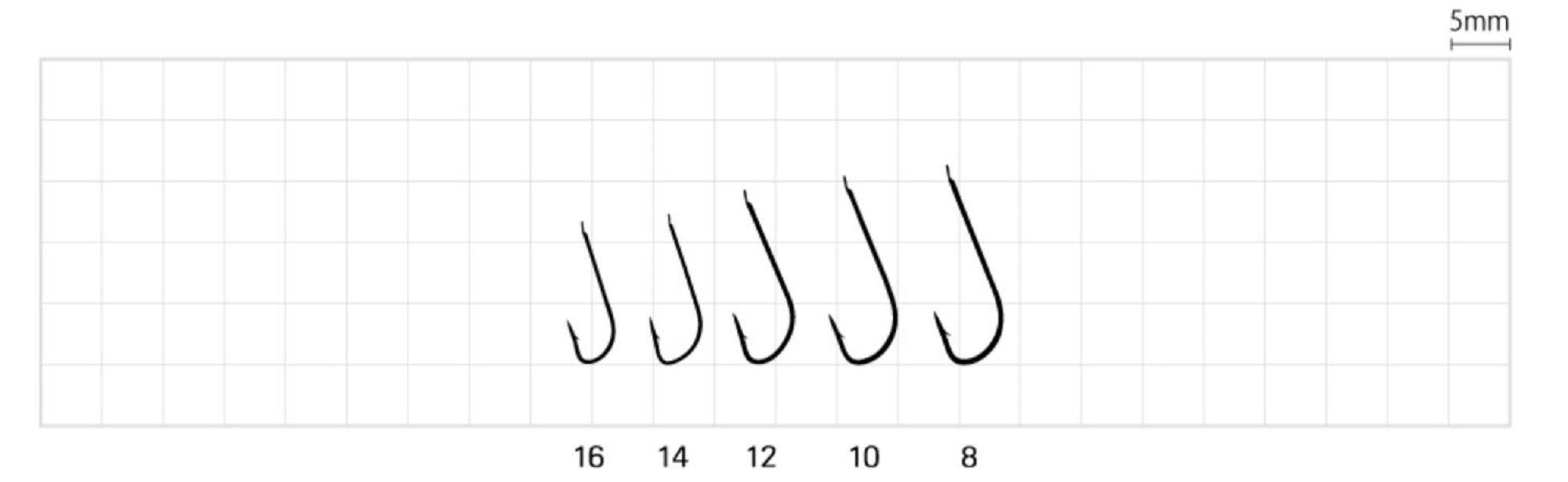 Sasame F-777 Edo Hook Size 14 (0050)