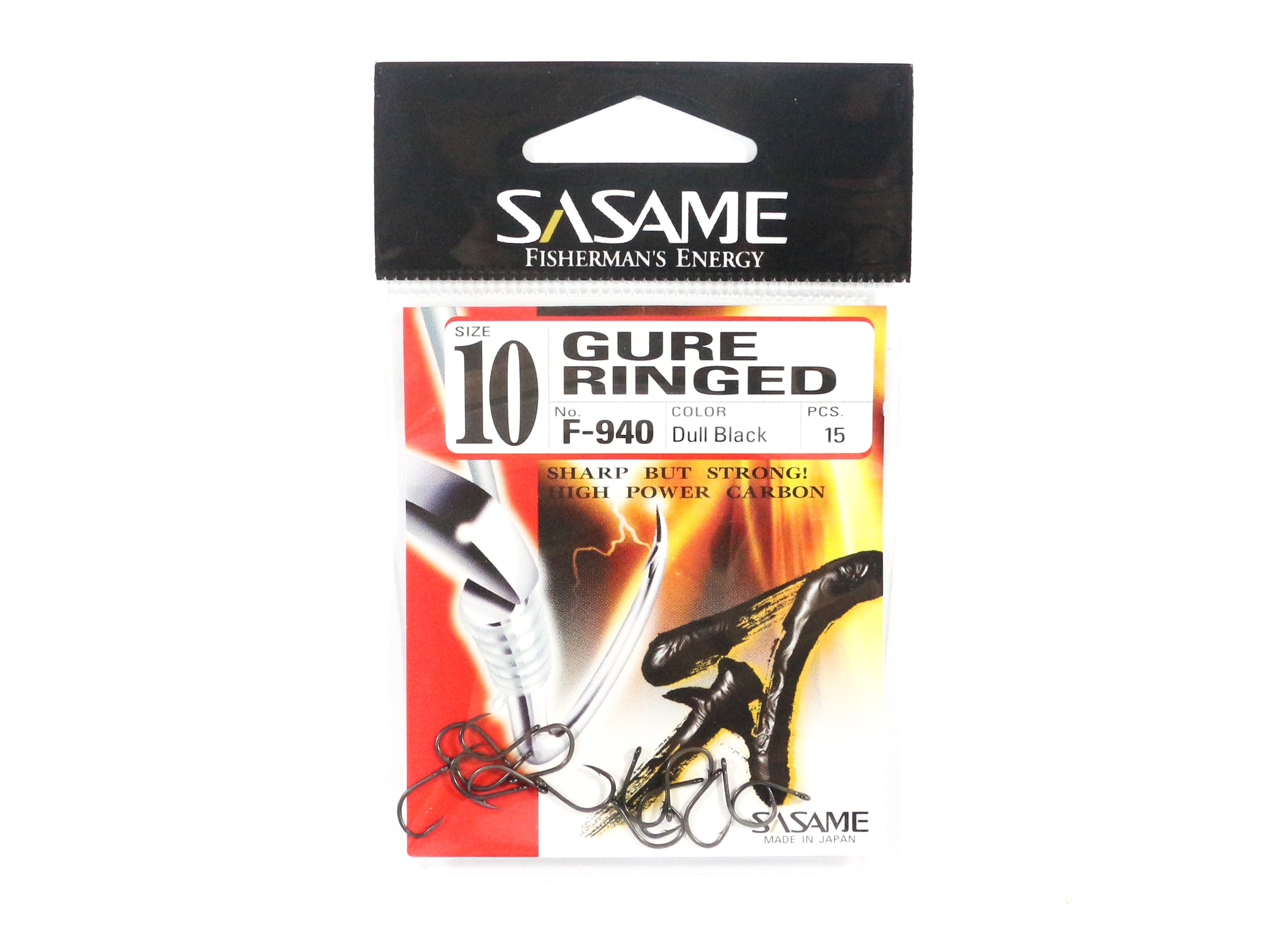 Sasame F-940 Gure Ringed Bait Hook Size 10 (0302)