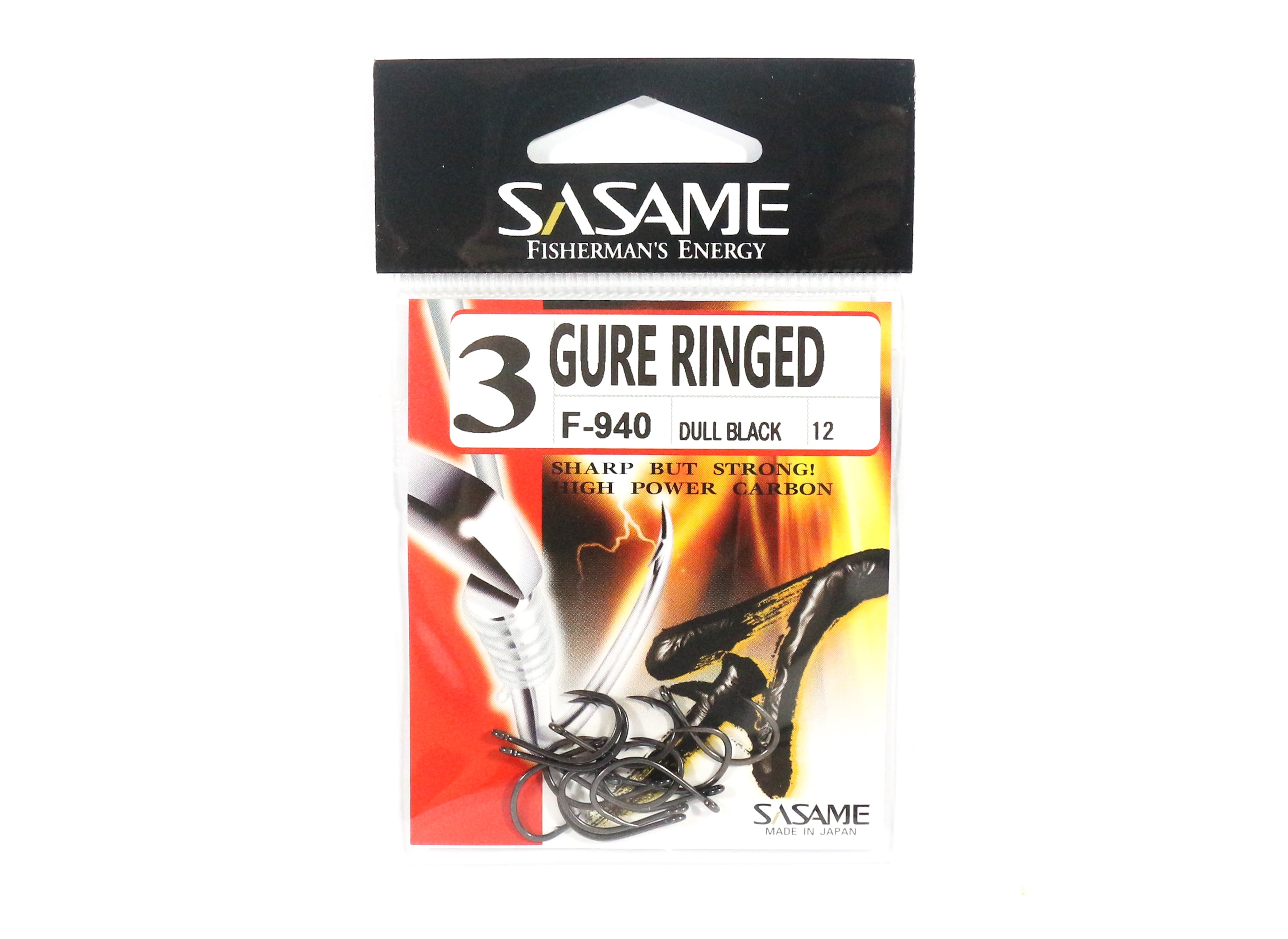 Sasame F-940 Gure Ringed Bait Hook Size 3 (0364)