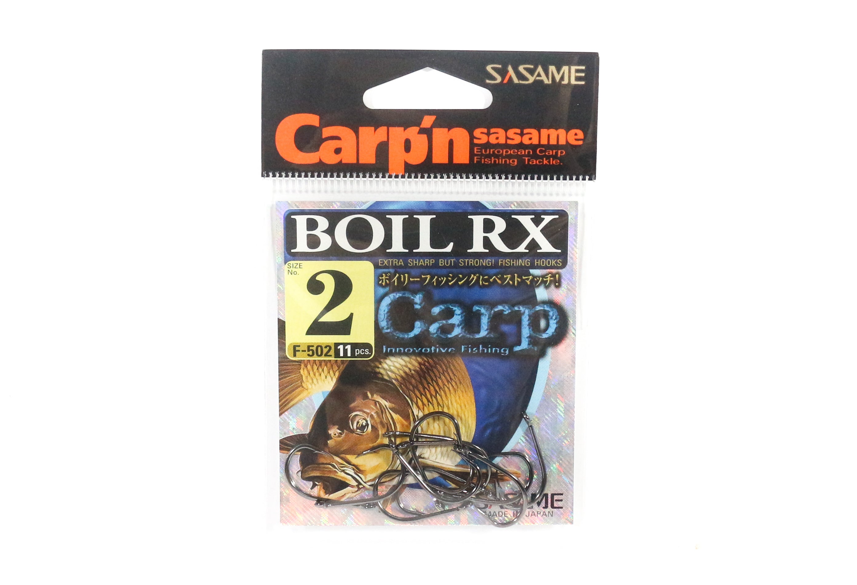 Sasame F-502 Boil RX Bait Hook Size 2 (1781)