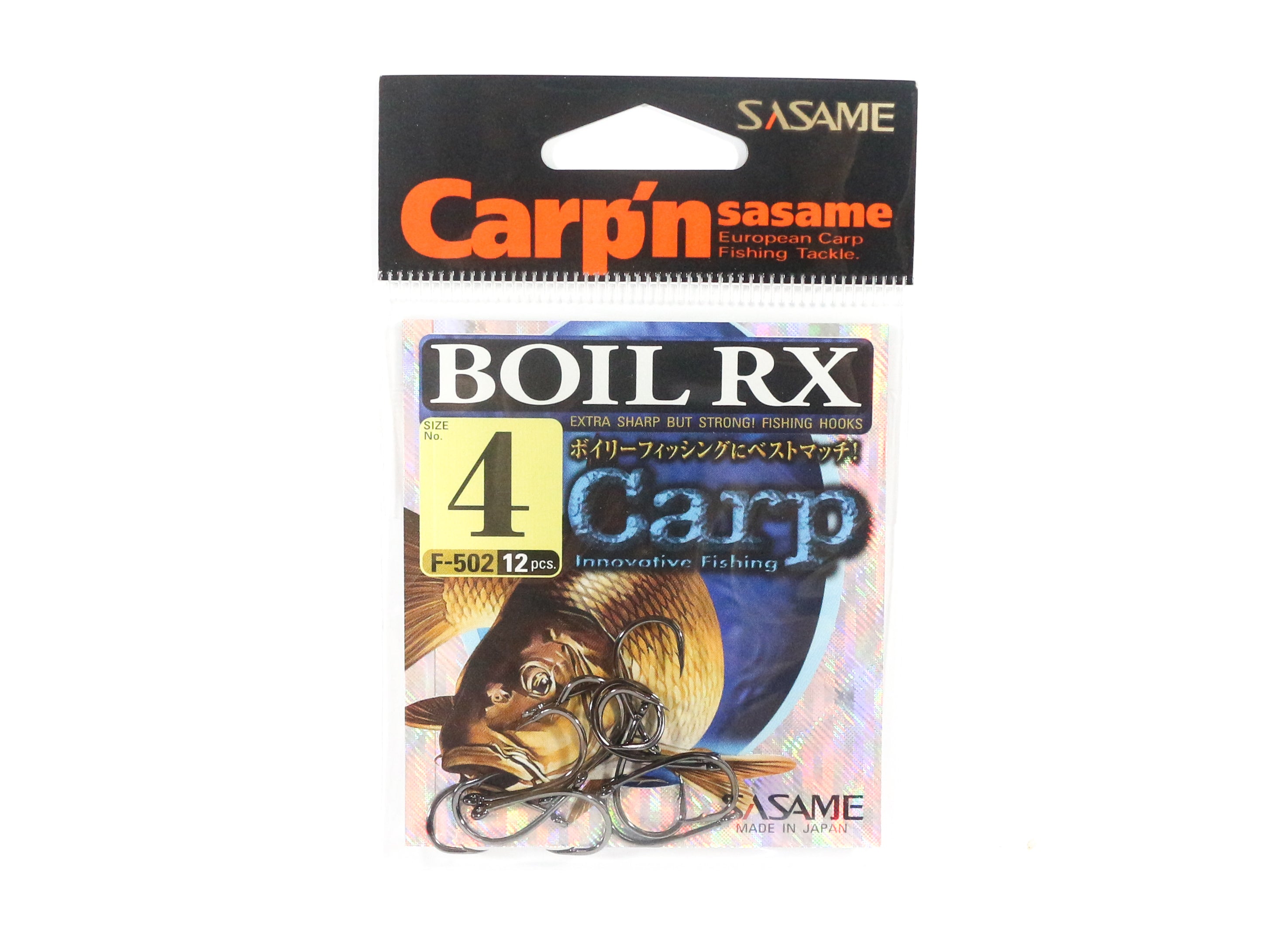 Sasame F-502 Boil RX Bait Hook Size 4 (1798)