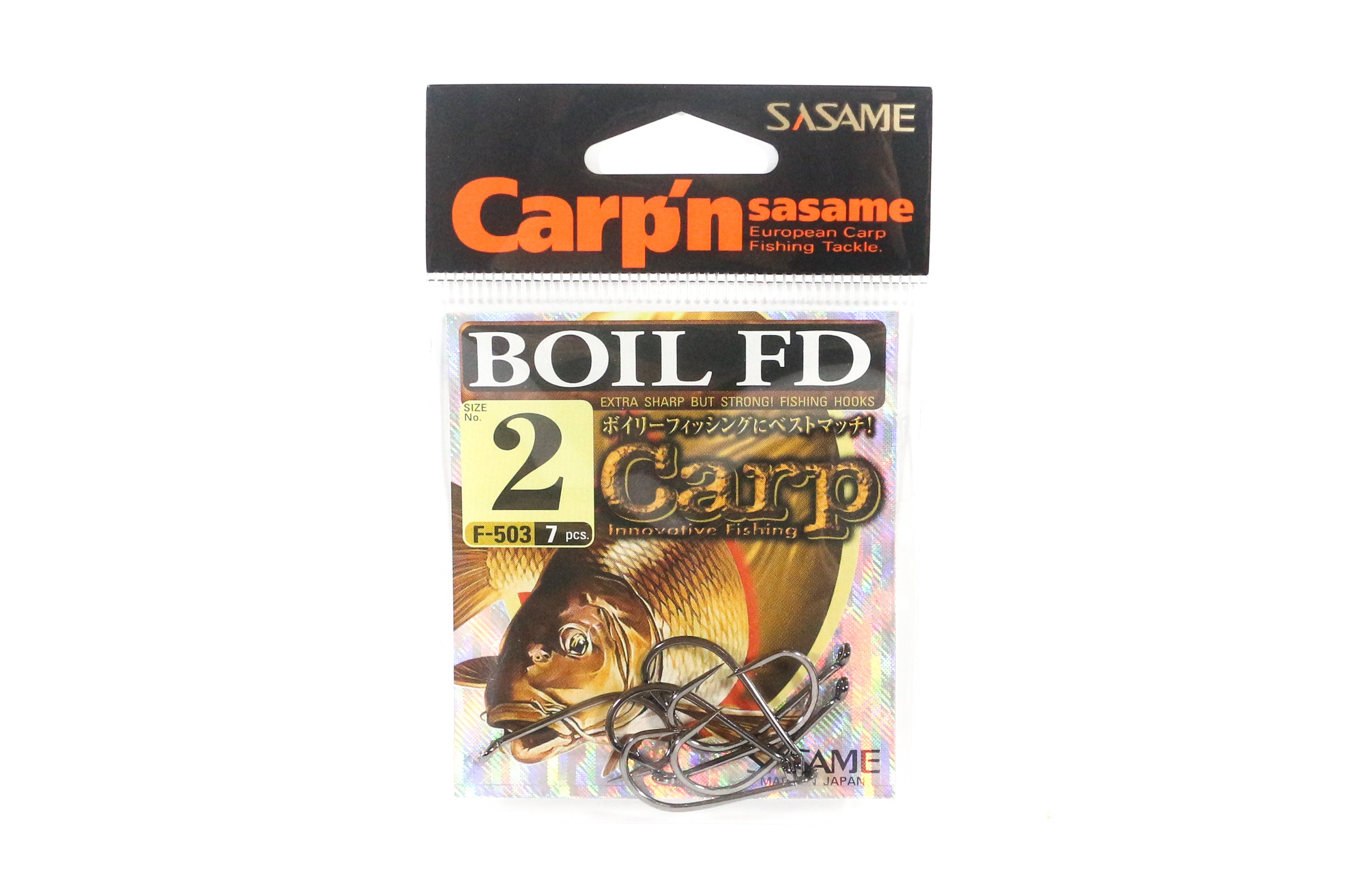 Sasame F-503 Boil FD Bait Hook Size 2 (1804)