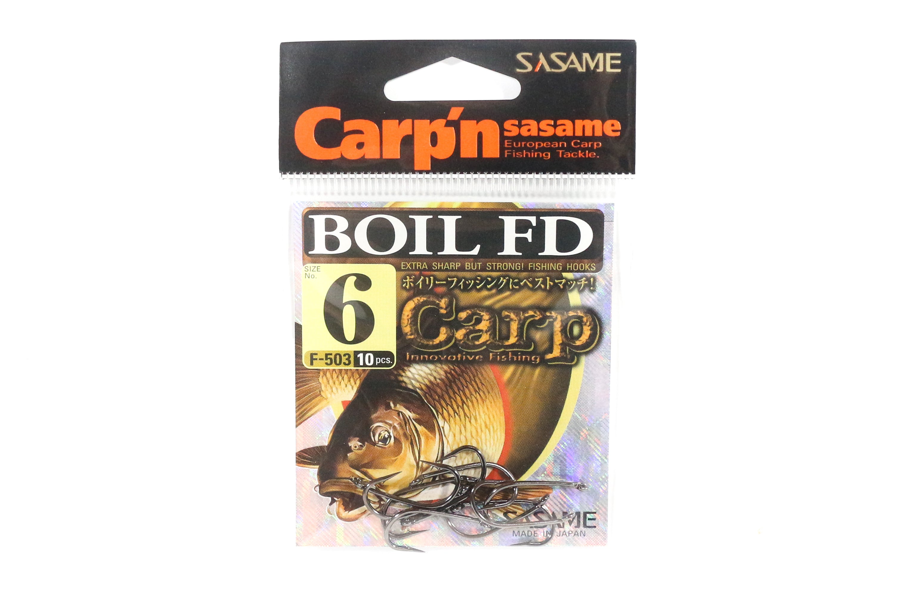 Sasame F-503 Boil FD Bait Hook Size 6 (1828)