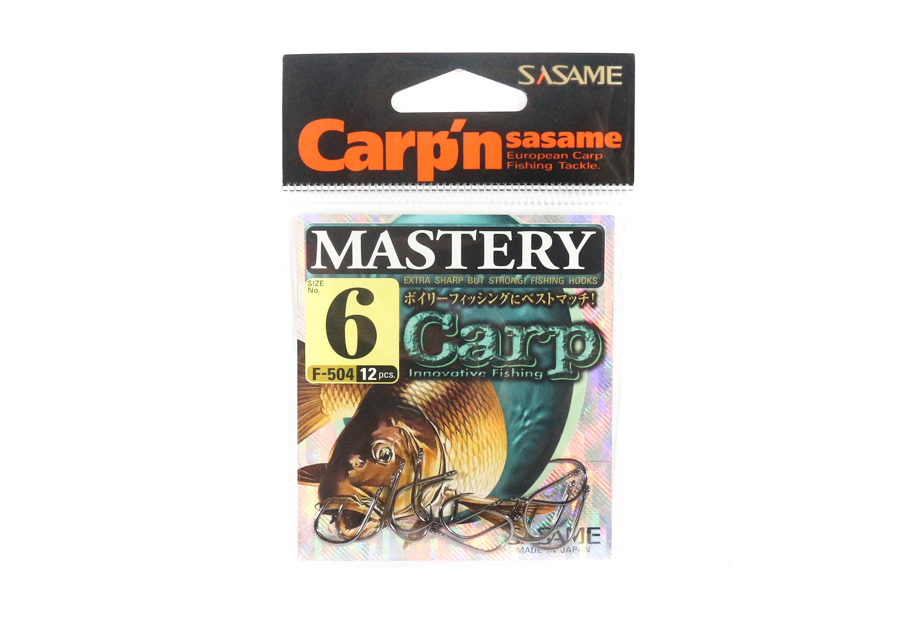 Sasame F-504 Mastery Bait Hook Size 6 (1866)